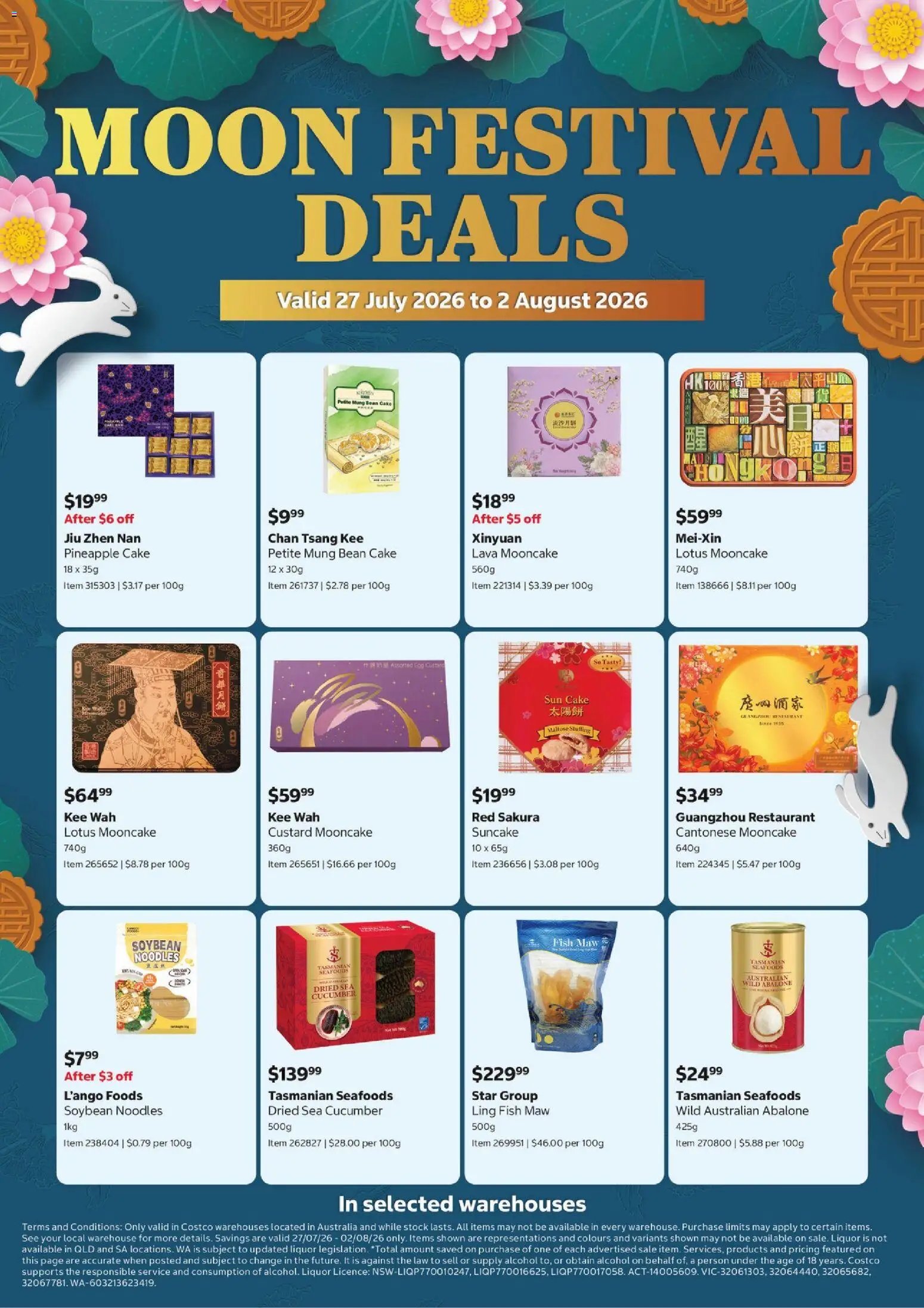 Costco catalogue from 27/07/2026 Costco Moon festival deals