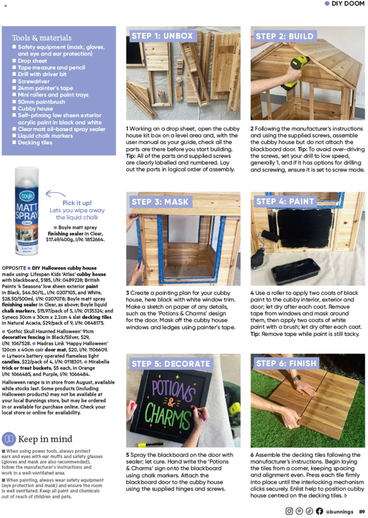 Bunnings Warehouse catalogue from 01/10/2026 Bunnings Warehouse Magazine October