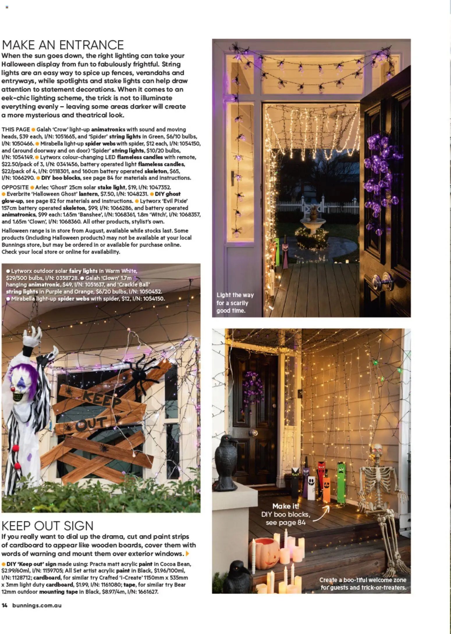Bunnings Warehouse catalogue from 01/10/2026 Bunnings Warehouse Magazine October