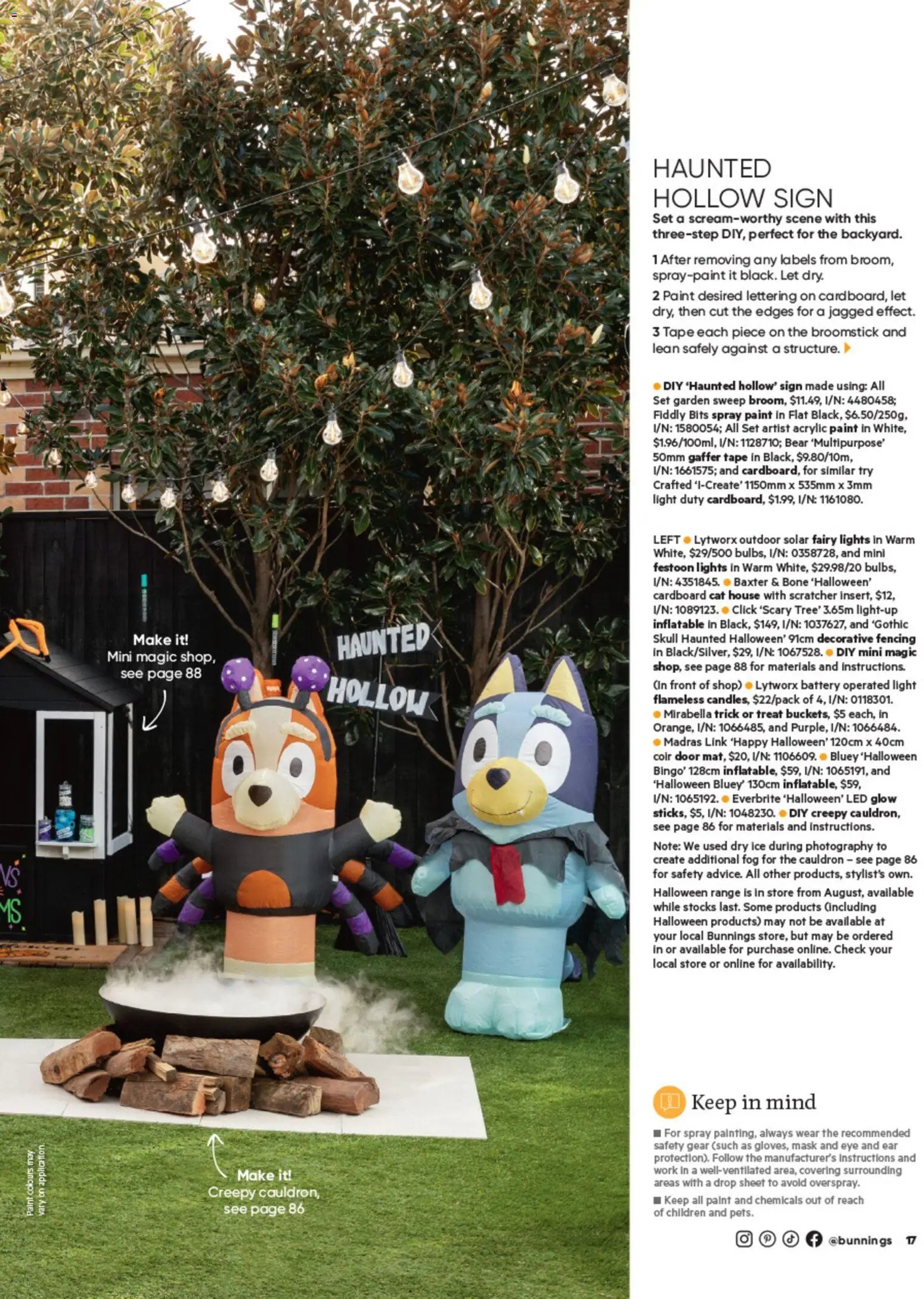 Bunnings Warehouse catalogue from 01/10/2026 Bunnings Warehouse Magazine October