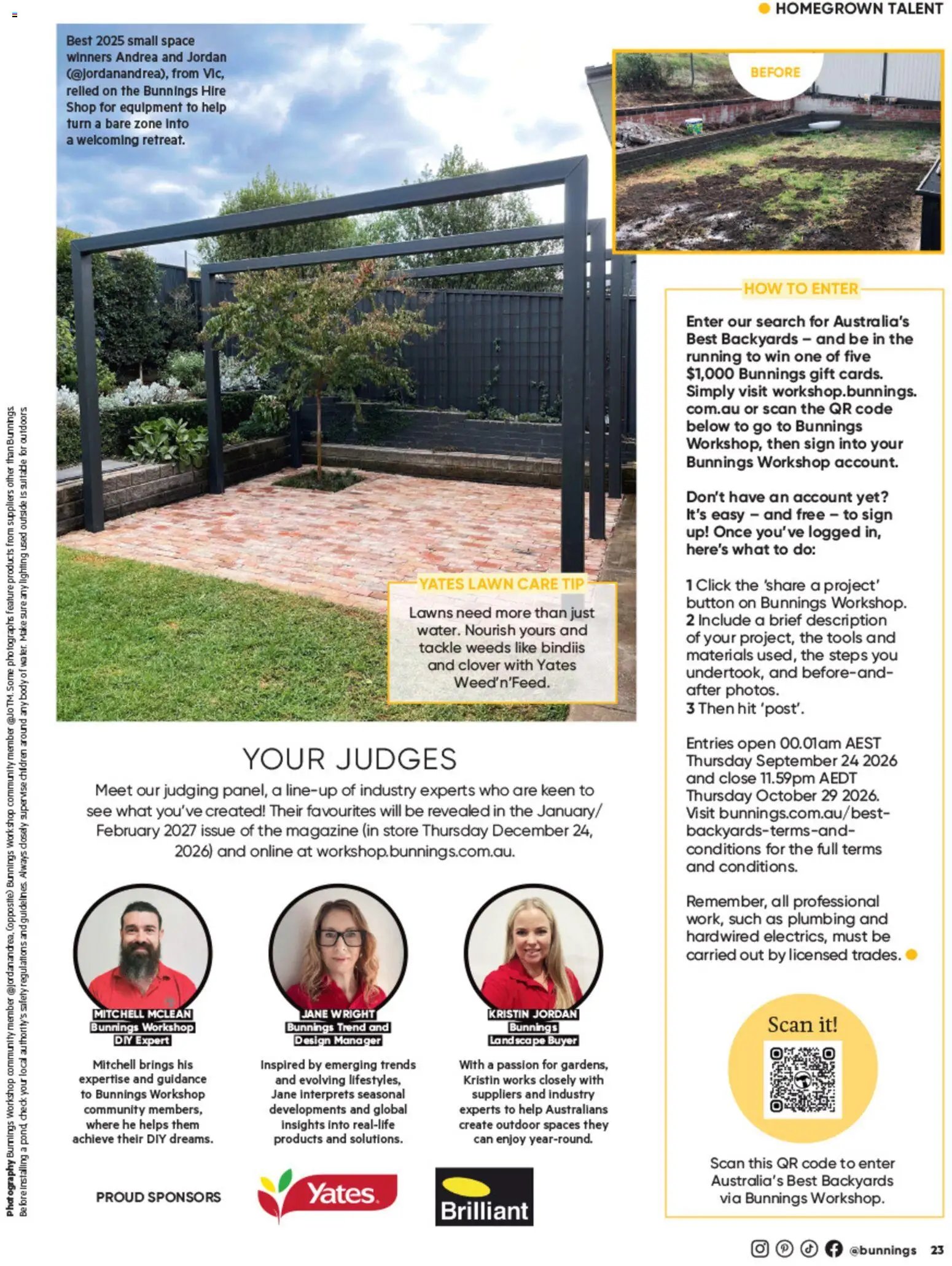 Bunnings Warehouse catalogue from 01/10/2026 Bunnings Warehouse Magazine October