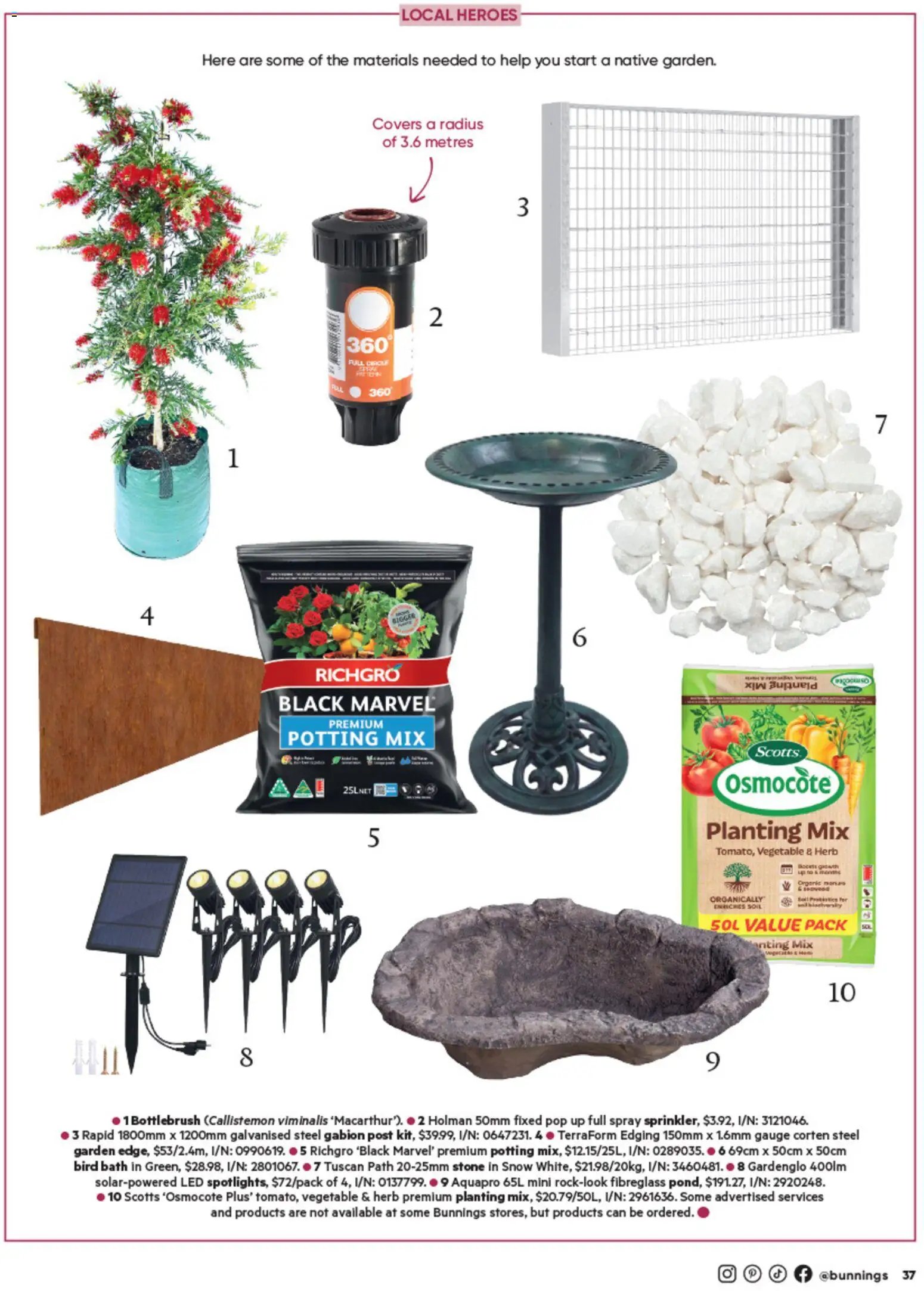 Bunnings Warehouse catalogue from 01/10/2026 Bunnings Warehouse Magazine October