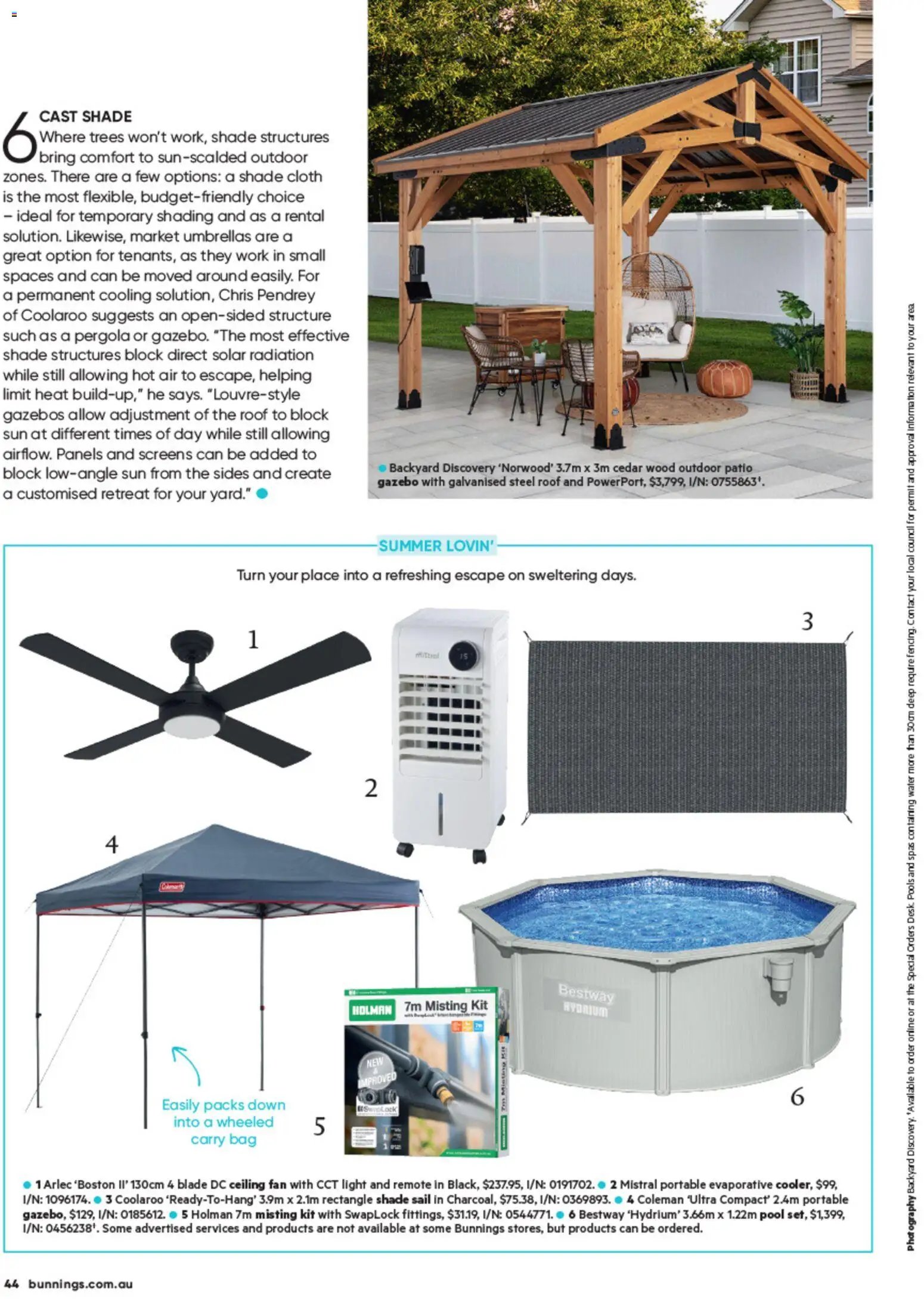 Bunnings Warehouse catalogue from 01/10/2026 Bunnings Warehouse Magazine October