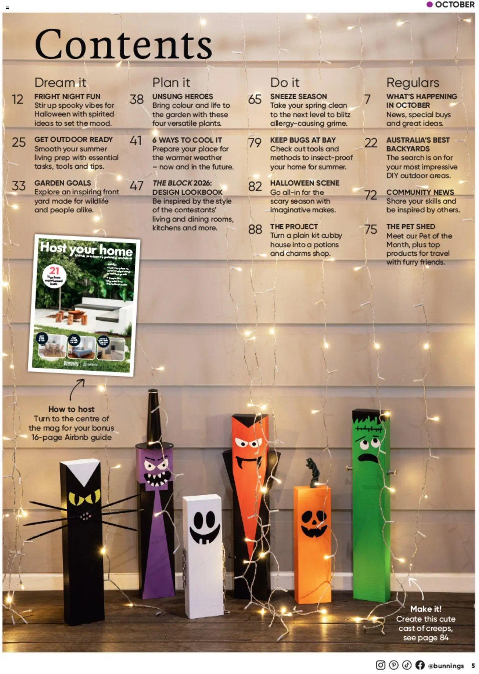 Bunnings Warehouse catalogue from 01/10/2026 Bunnings Warehouse Magazine October