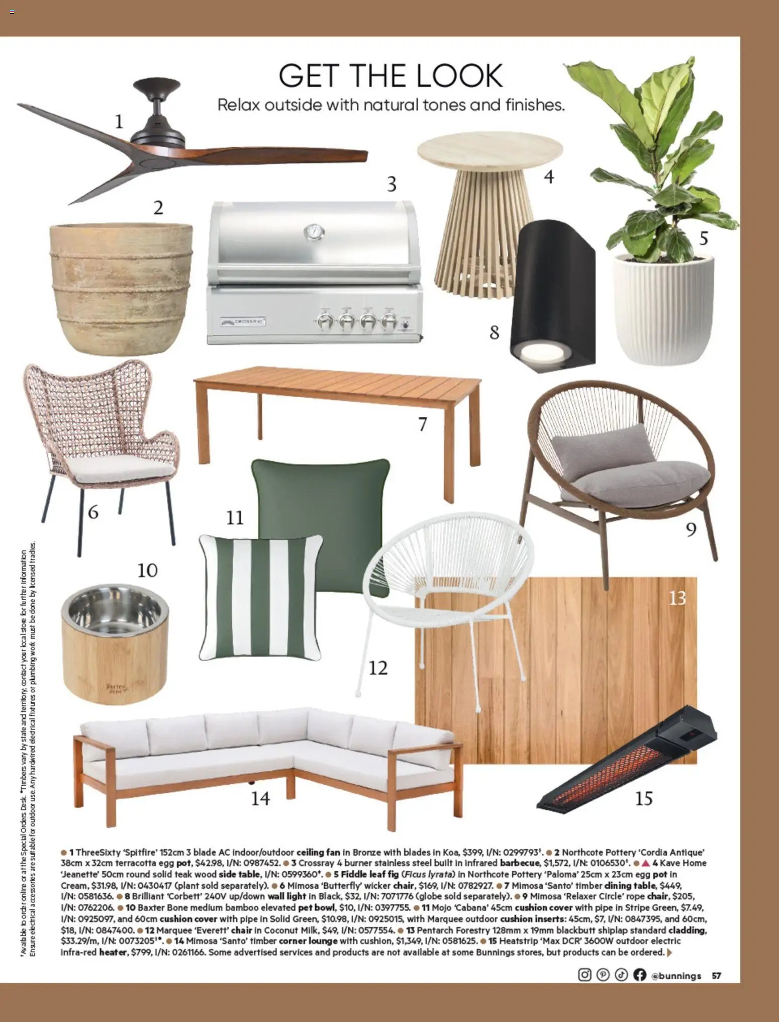 Bunnings Warehouse catalogue from 01/10/2026 Bunnings Warehouse Magazine October