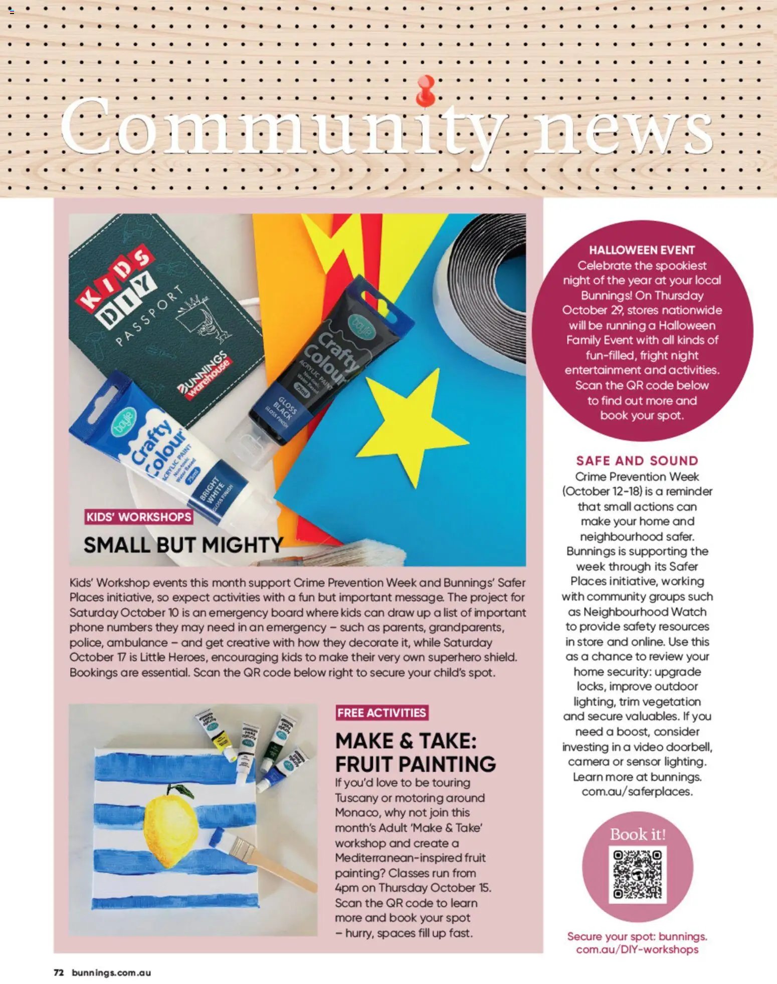 Bunnings Warehouse catalogue from 01/10/2026 Bunnings Warehouse Magazine October