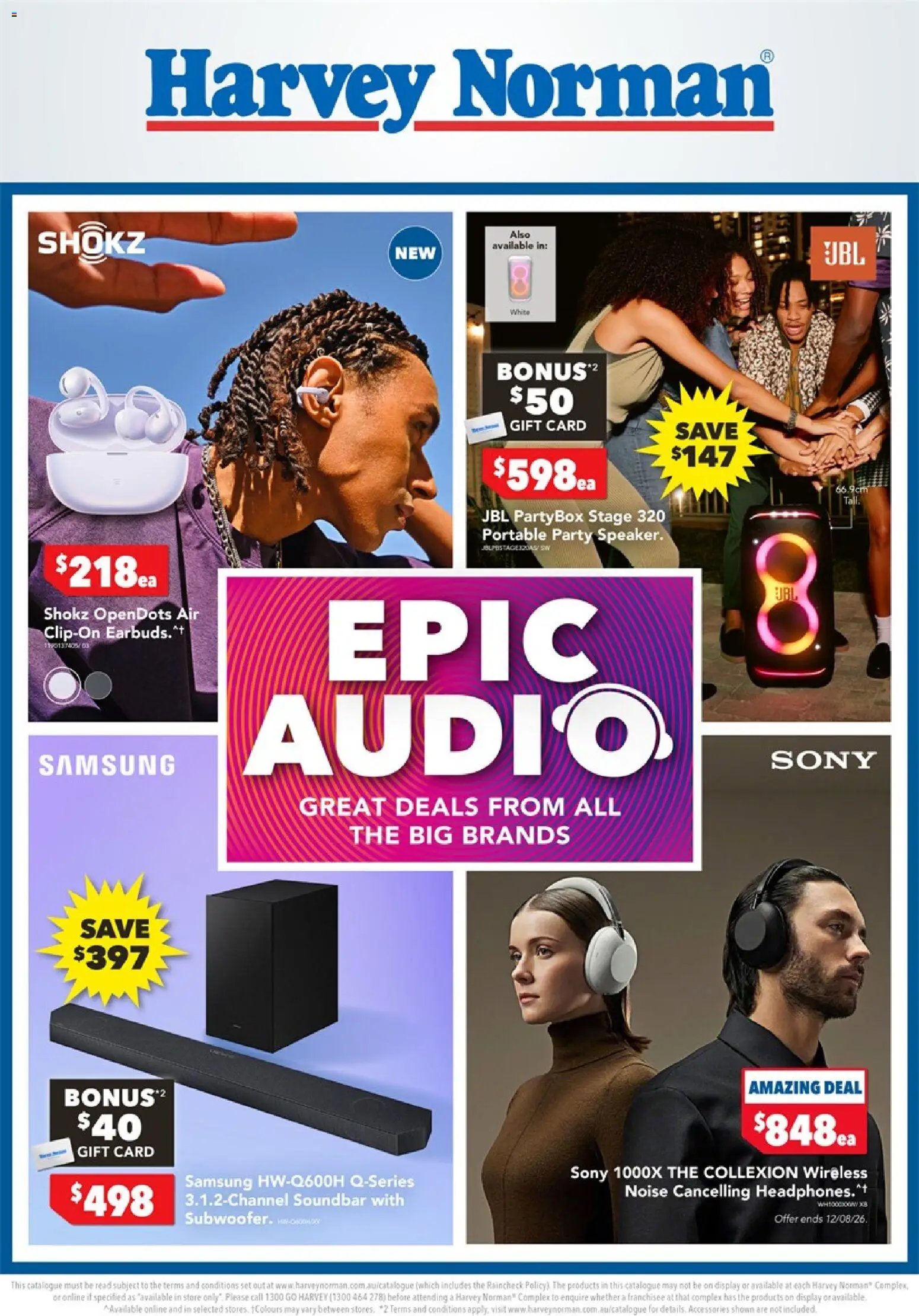 Harvey Norman catalogue from 06/08/2026 Harvey Norman Epic Audio