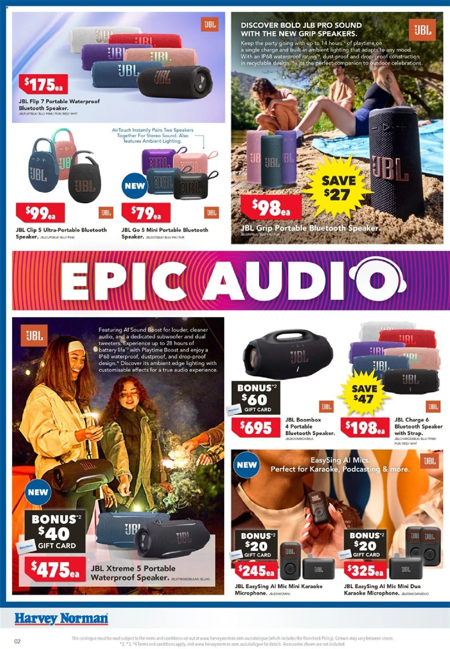 Harvey Norman catalogue from 06/08/2026 Harvey Norman Epic Audio