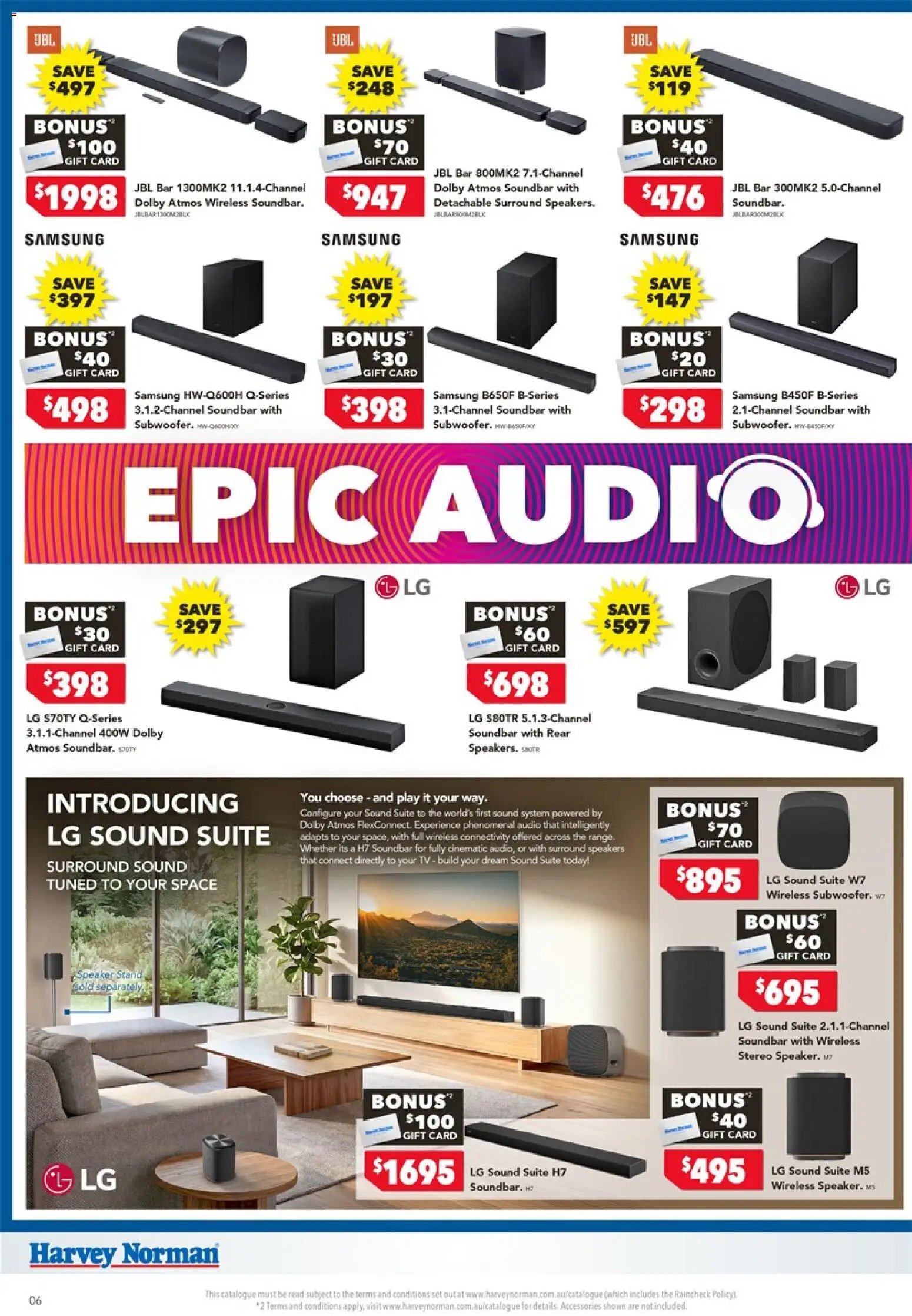 Harvey Norman catalogue from 06/08/2026 Harvey Norman Epic Audio