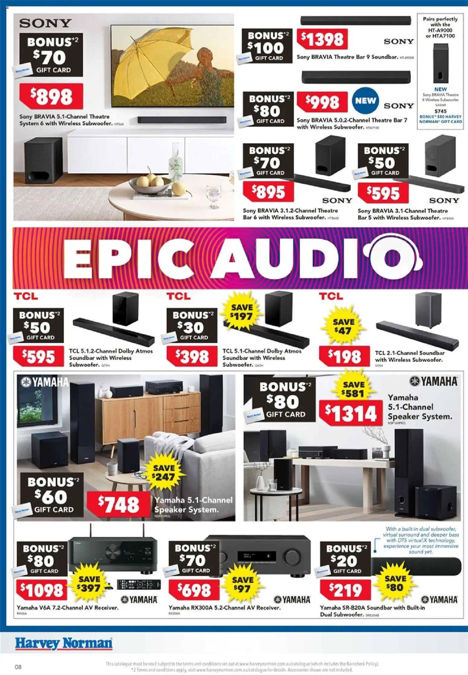 Harvey Norman catalogue from 06/08/2026 Harvey Norman Epic Audio