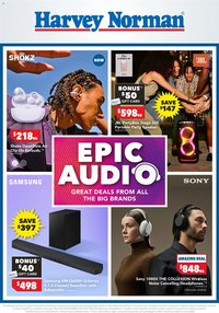 Harvey Norman catalogue from 06/08/2026 Harvey Norman Epic Audio