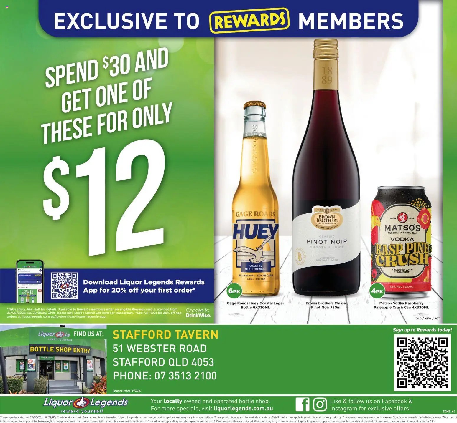 Liquor Legends catalogue from 26/08/2026 Liquor Legends catalogue Stafford