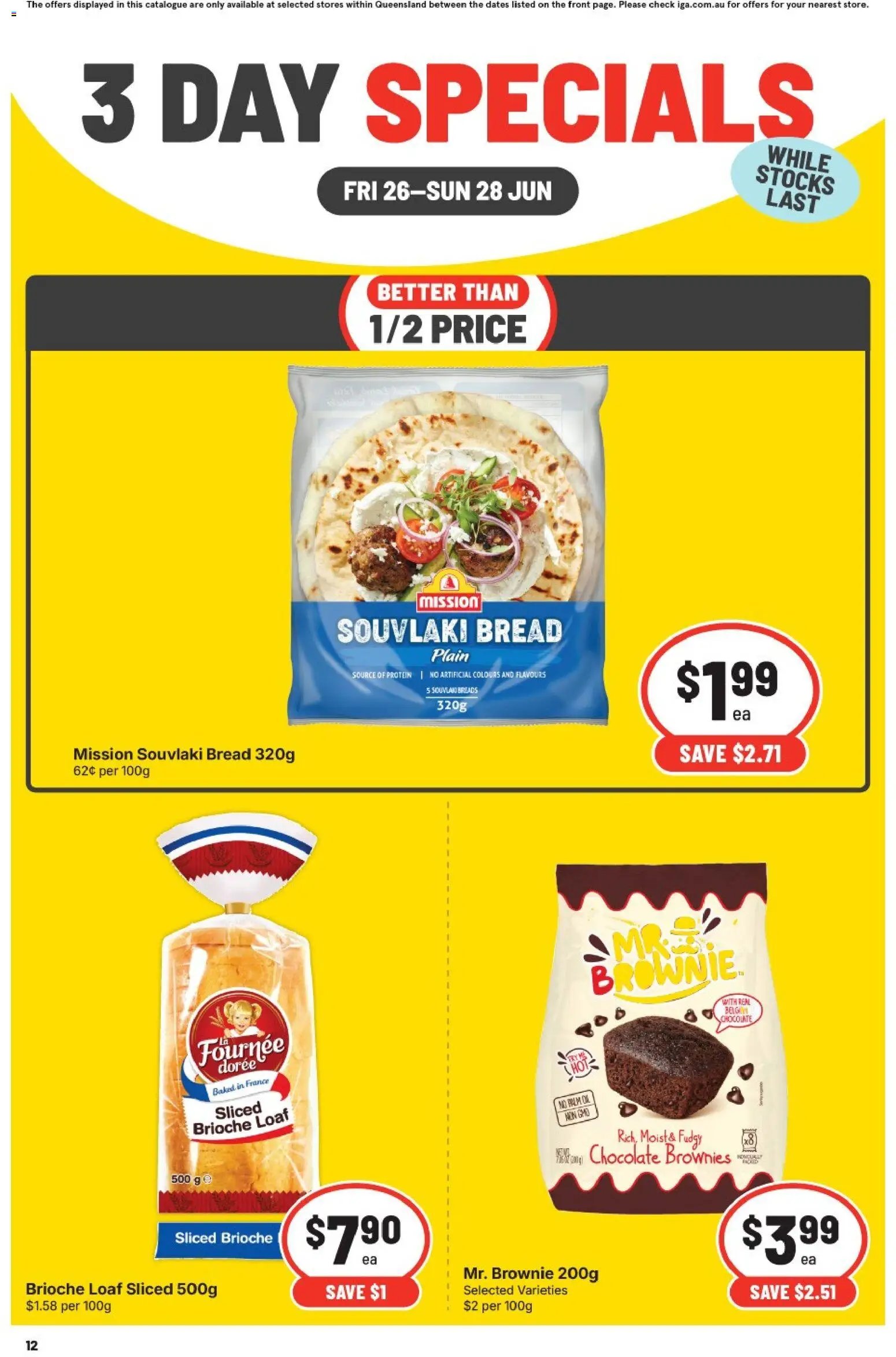 IGA catalogue from 26/06/2026 IGA -3 Day Specials - QLD