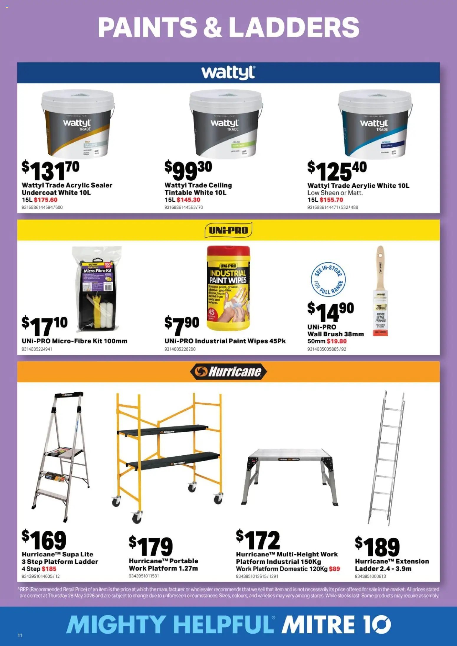 Mitre 10 catalogue from 08/07/2026 Mitre 10 Roll Into Winter DIY