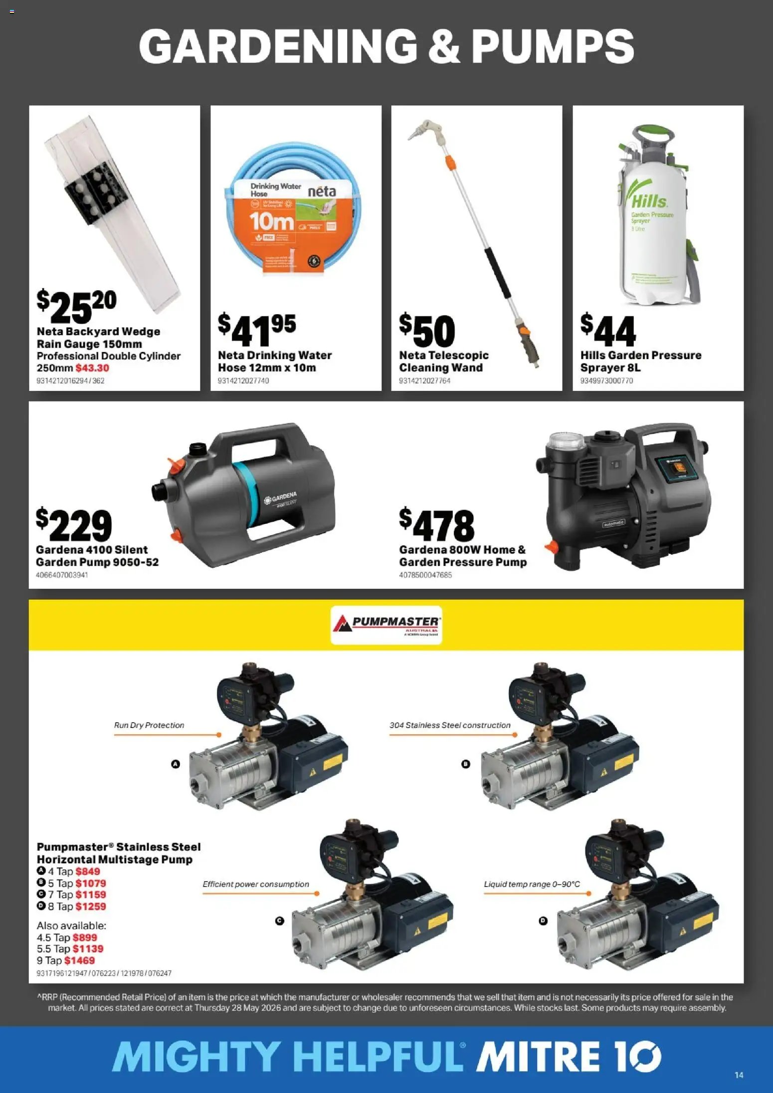 Mitre 10 catalogue from 08/07/2026 Mitre 10 Roll Into Winter DIY