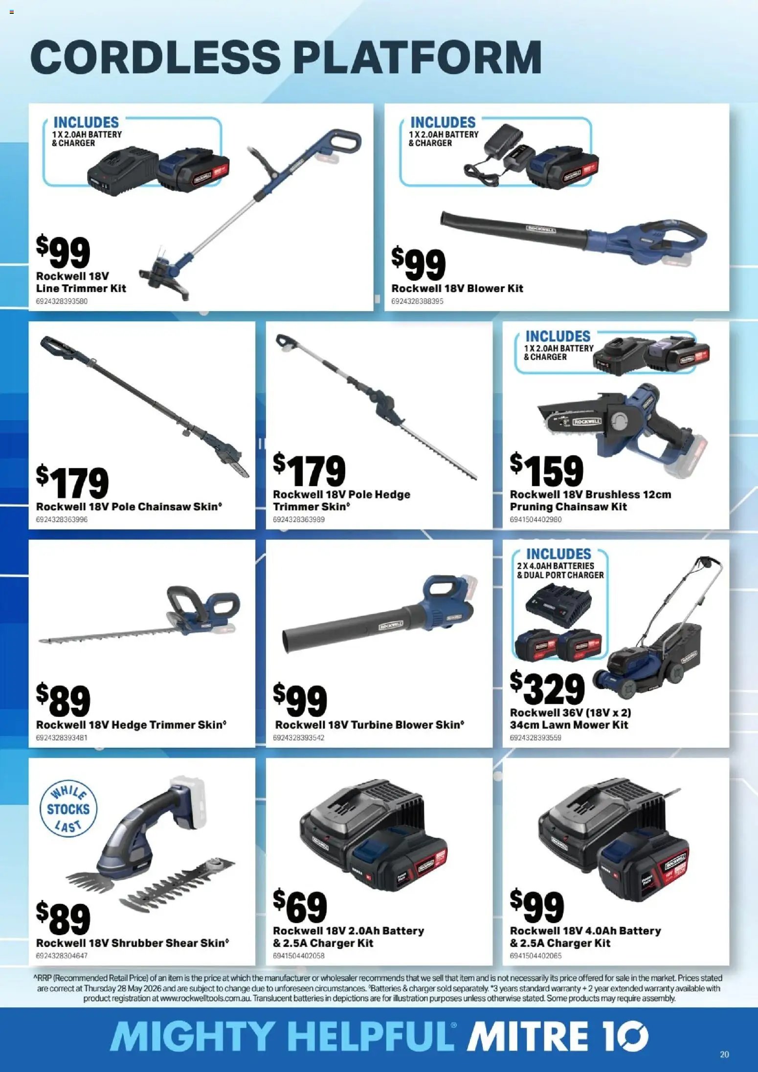 Mitre 10 catalogue from 08/07/2026 Mitre 10 Roll Into Winter DIY