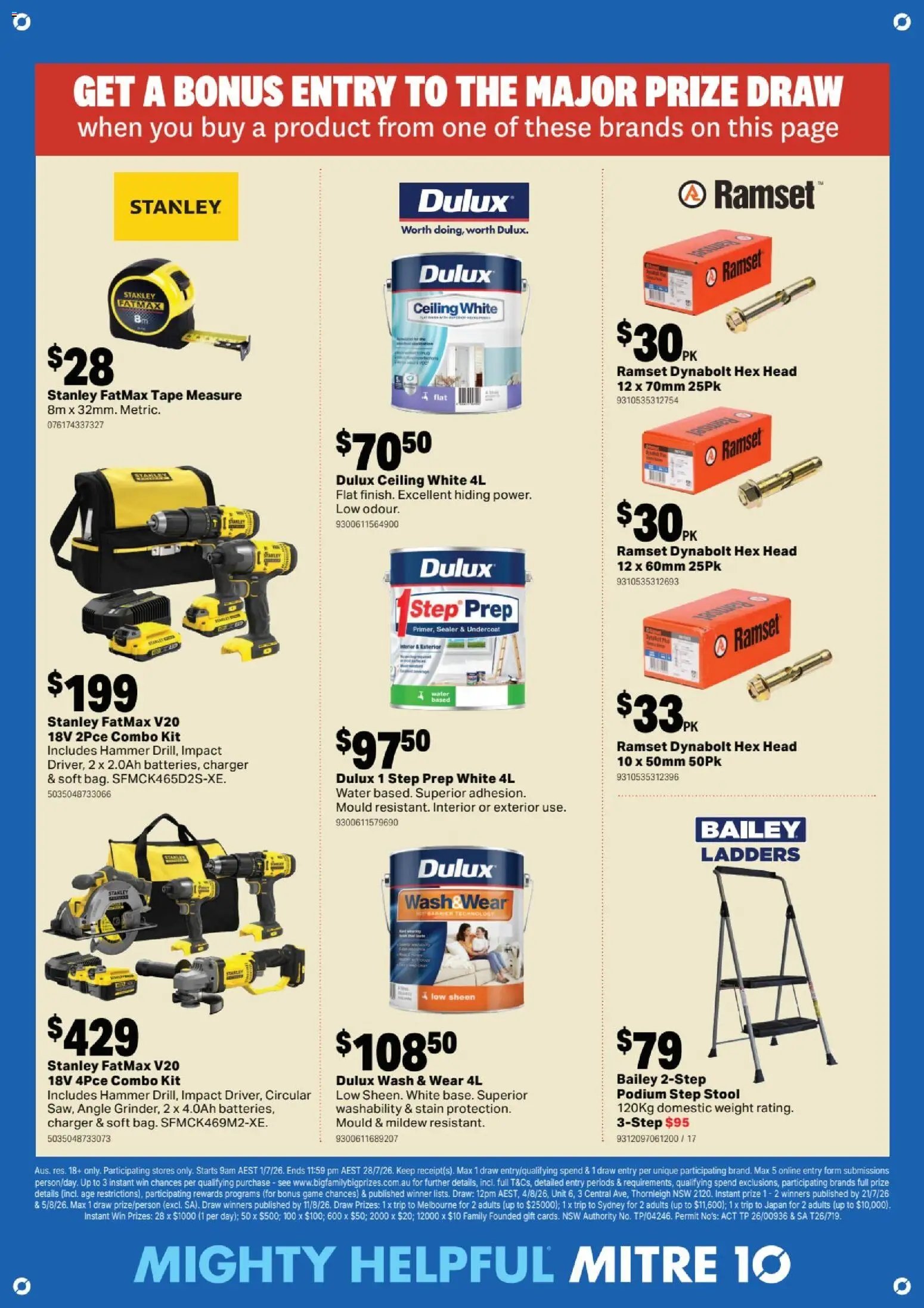 Mitre 10 catalogue from 08/07/2026 Mitre 10 Roll Into Winter DIY