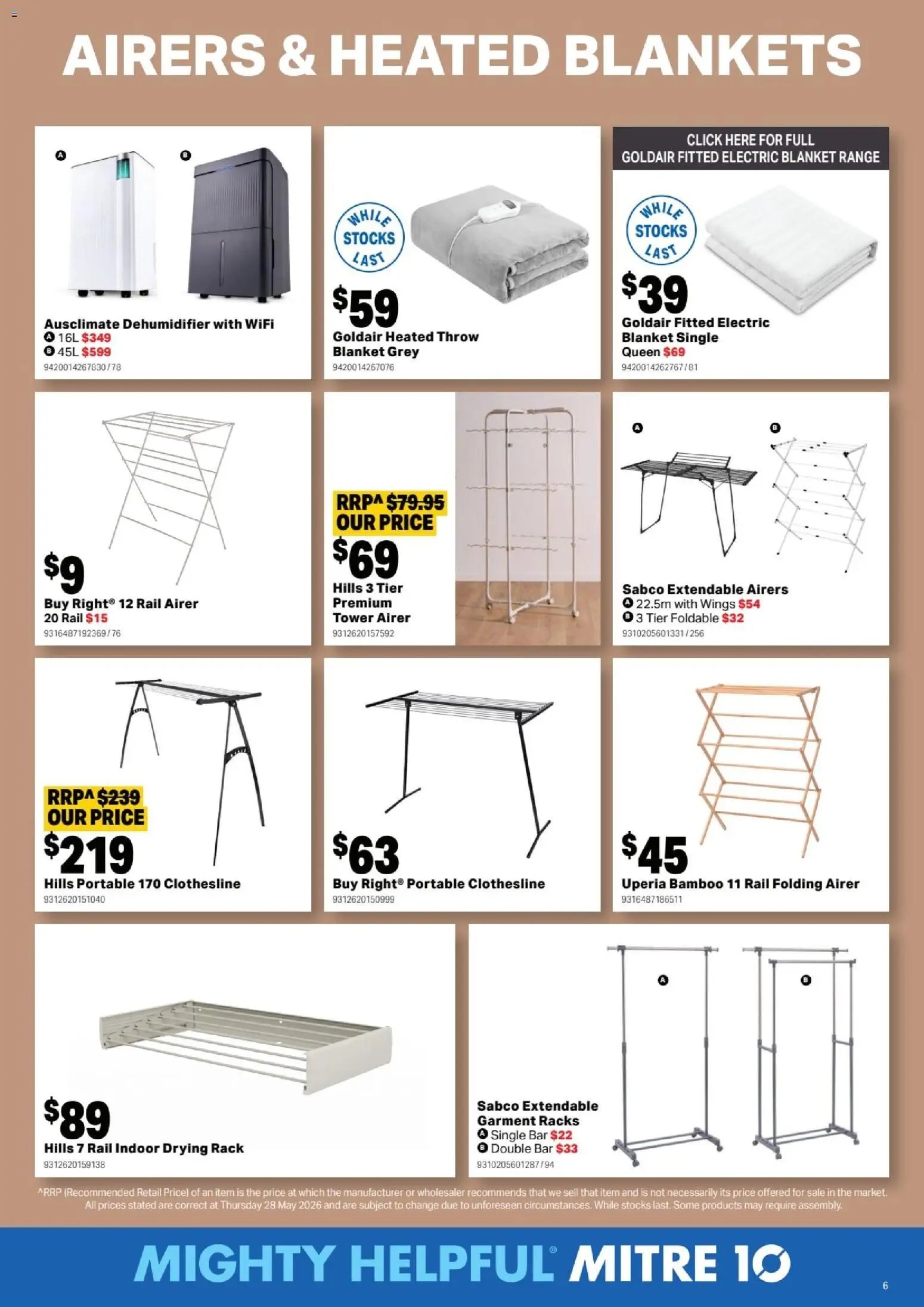 Mitre 10 catalogue from 08/07/2026 Mitre 10 Roll Into Winter DIY