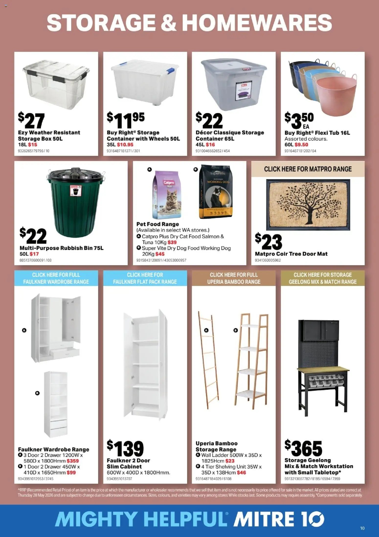 Mitre 10 catalogue from 08/07/2026 Mitre 10 Roll Into Winter DIY