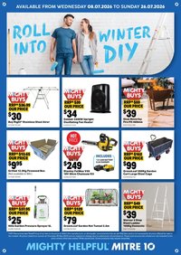 Mitre 10 catalogue from 08/07/2026 Mitre 10 Roll Into Winter DIY