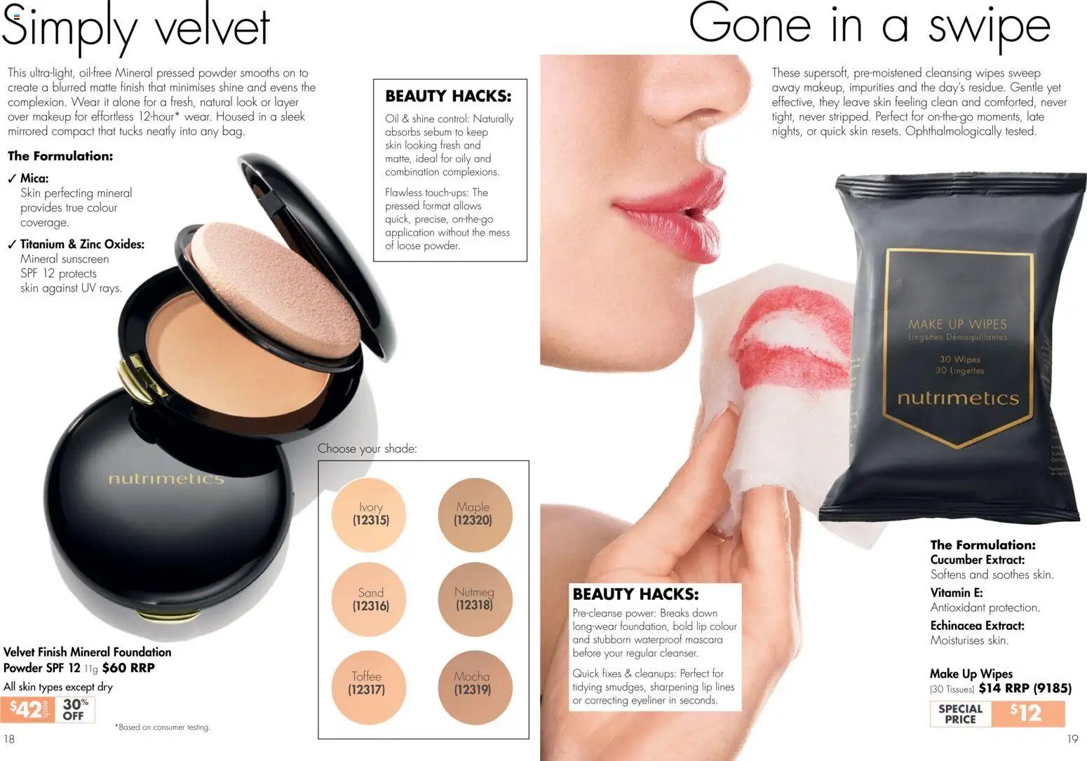 Nutrimetics catalogue from 16/07/2026 Nutrimetics Augut Brochure