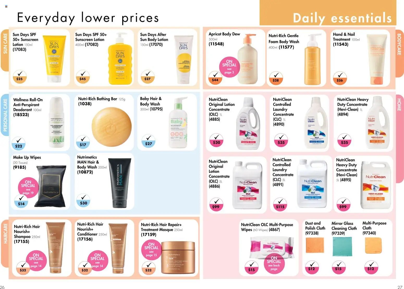 Nutrimetics catalogue from 16/07/2026 Nutrimetics Augut Brochure