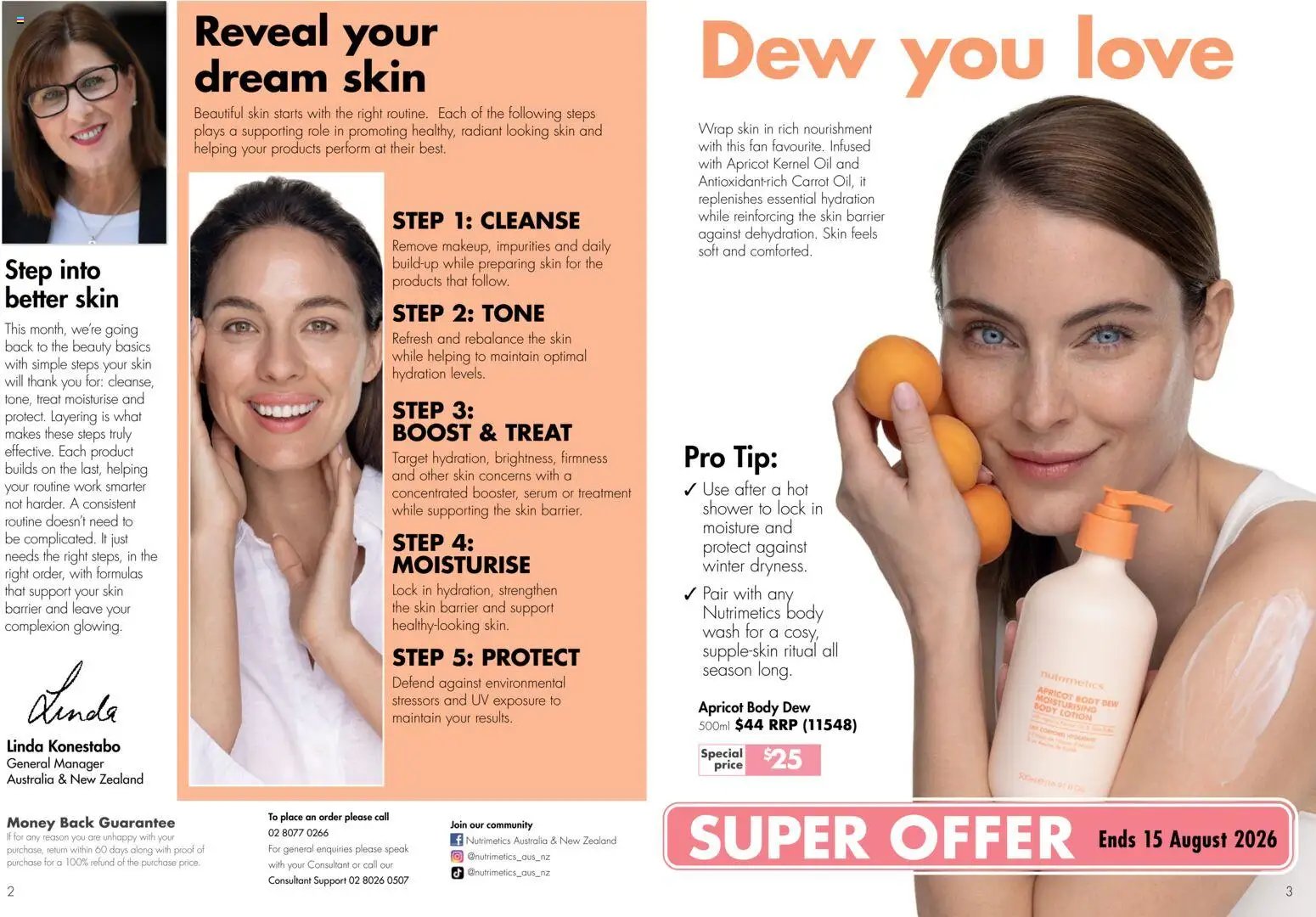 Nutrimetics catalogue from 16/07/2026 Nutrimetics Augut Brochure