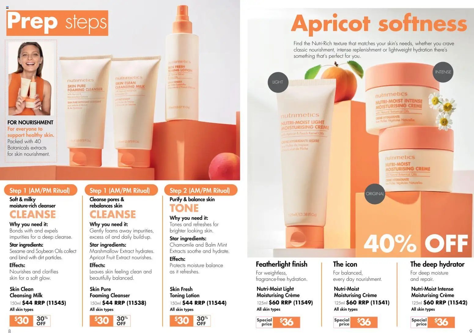 Nutrimetics catalogue from 16/07/2026 Nutrimetics Augut Brochure