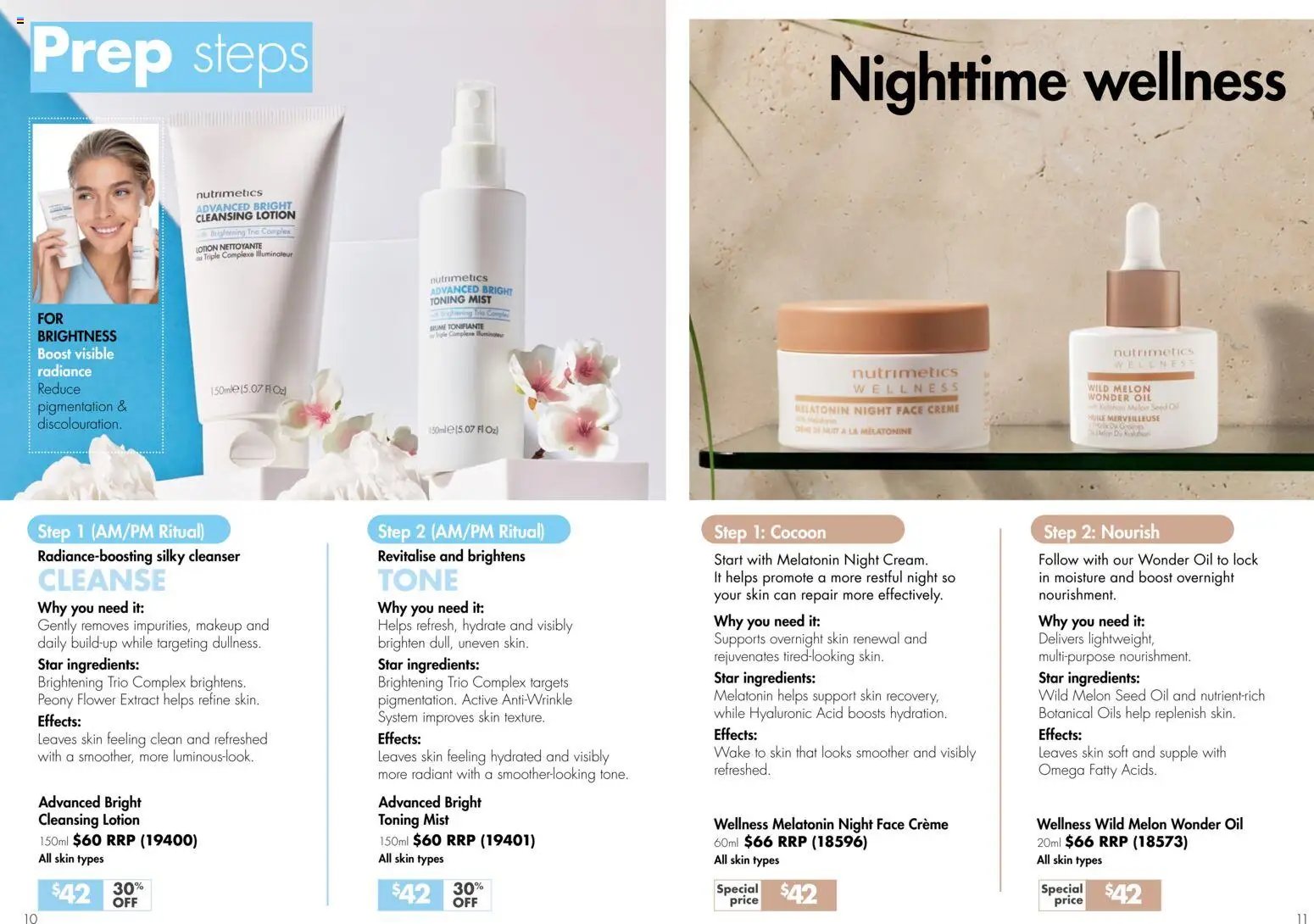 Nutrimetics catalogue from 16/07/2026 Nutrimetics Augut Brochure