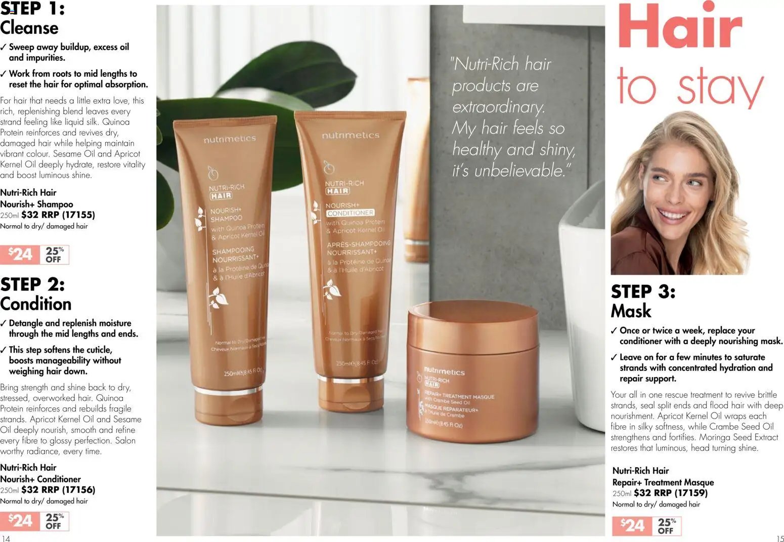 Nutrimetics catalogue from 16/07/2026 Nutrimetics Augut Brochure
