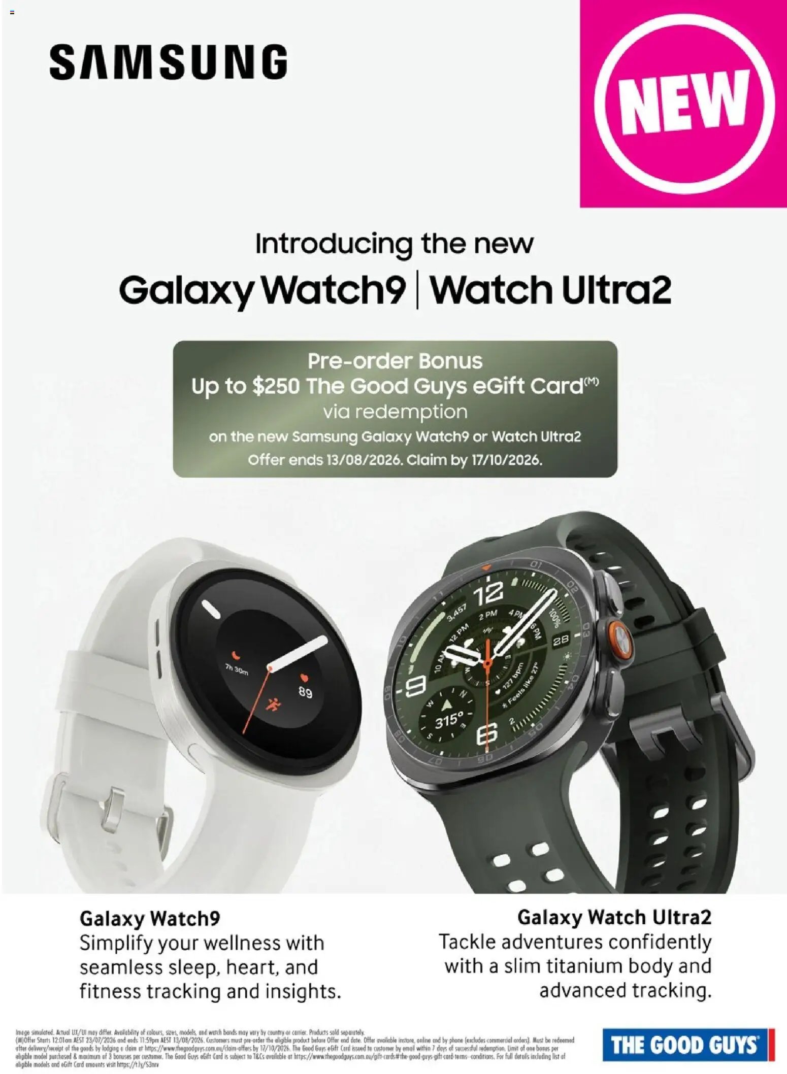 The Good Guys catalogue from 23/07/2026 The Good Guys WK04 Samsung 4pp