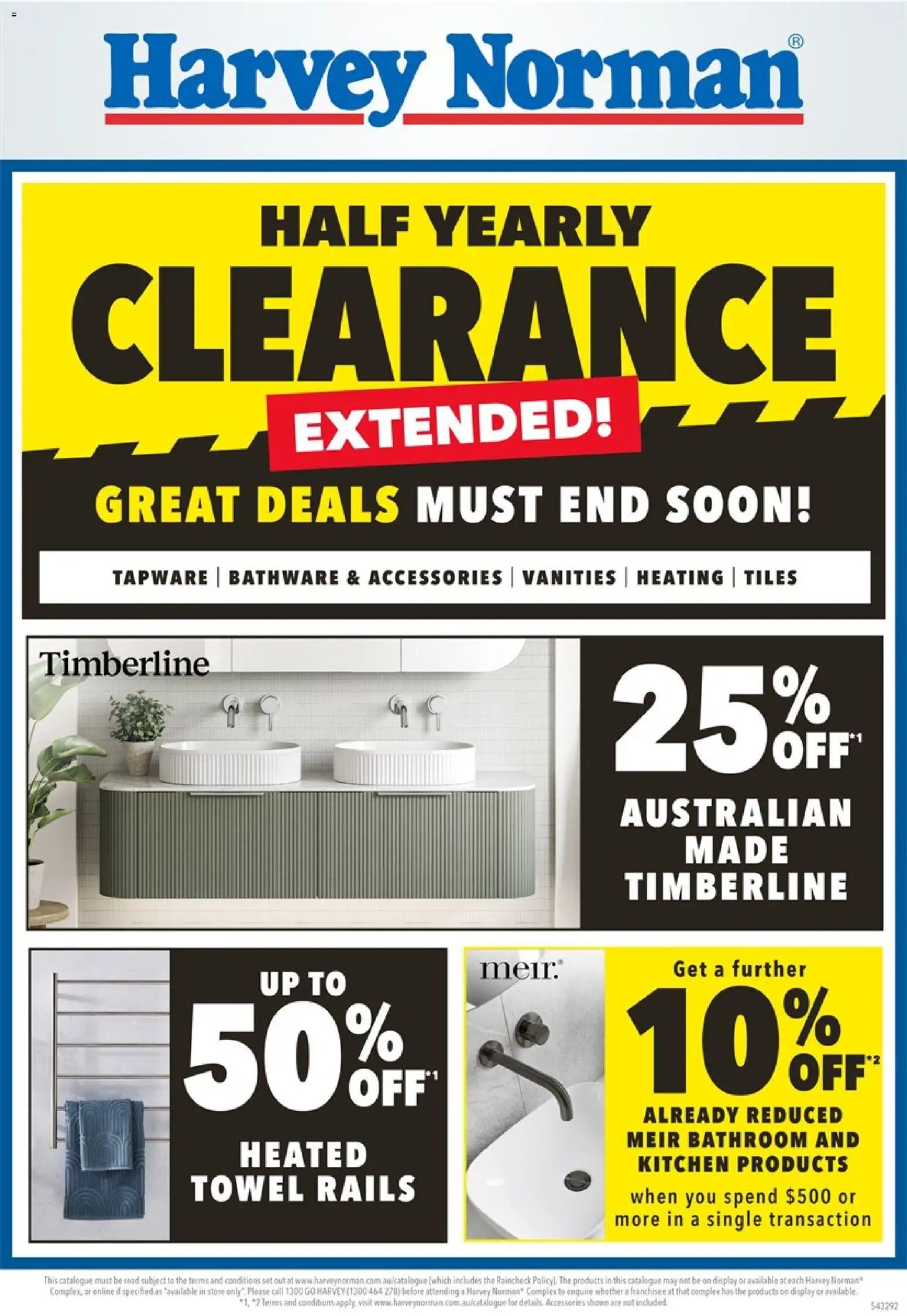 Harvey Norman catalogue from 01/07/2026 Harvey Norman catalogue Bathroom