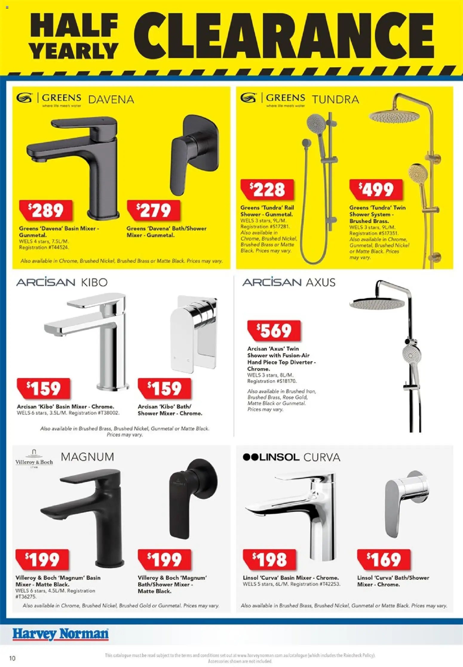 Harvey Norman catalogue from 01/07/2026 Harvey Norman catalogue Bathroom
