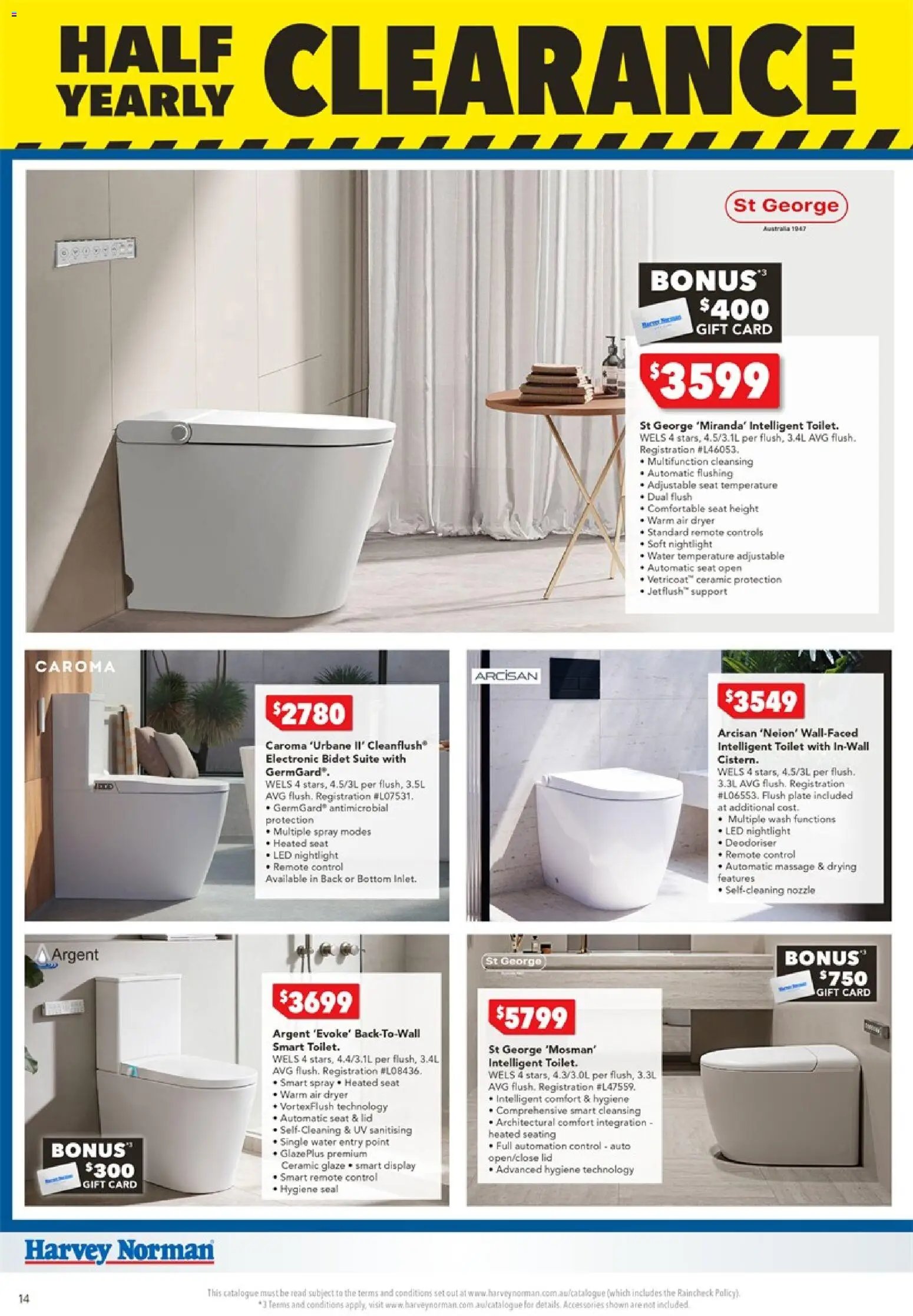Harvey Norman catalogue from 01/07/2026 Harvey Norman catalogue Bathroom