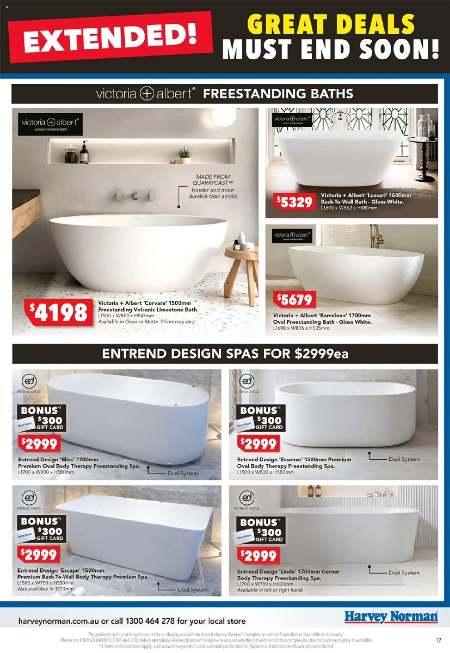 Harvey Norman catalogue from 01/07/2026 Harvey Norman catalogue Bathroom