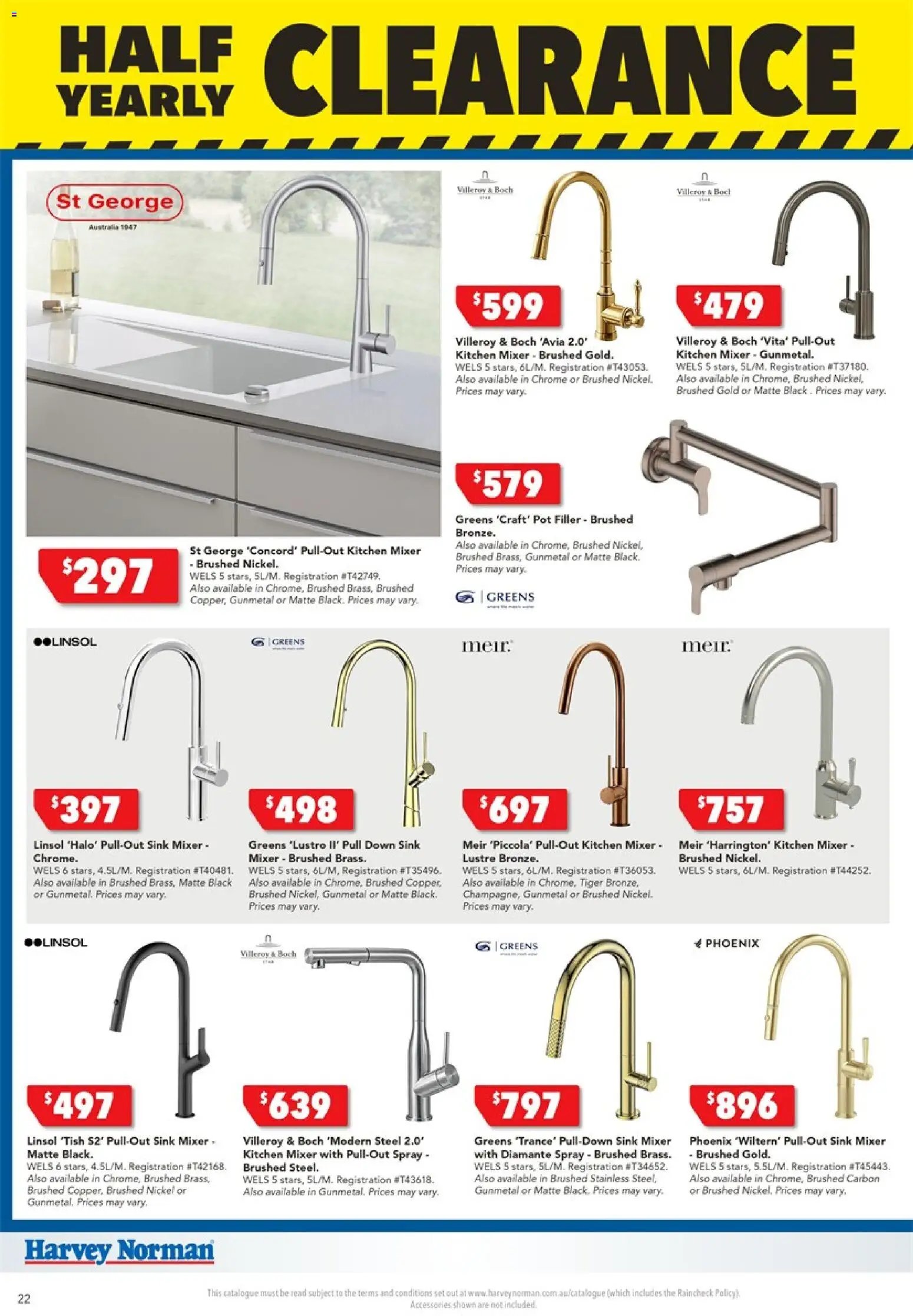 Harvey Norman catalogue from 01/07/2026 Harvey Norman catalogue Bathroom