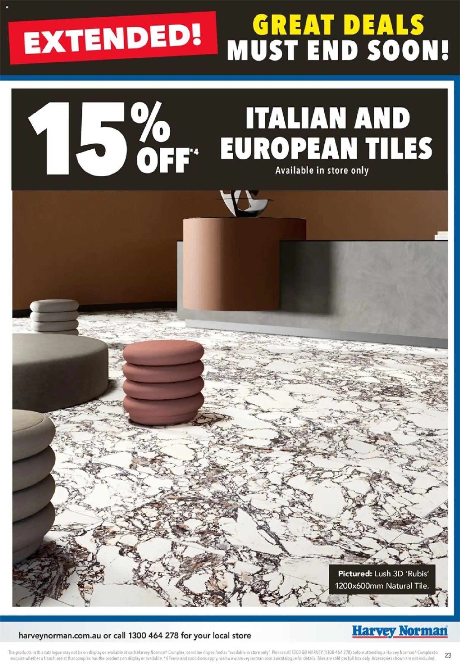 Harvey Norman catalogue from 01/07/2026 Harvey Norman catalogue Bathroom