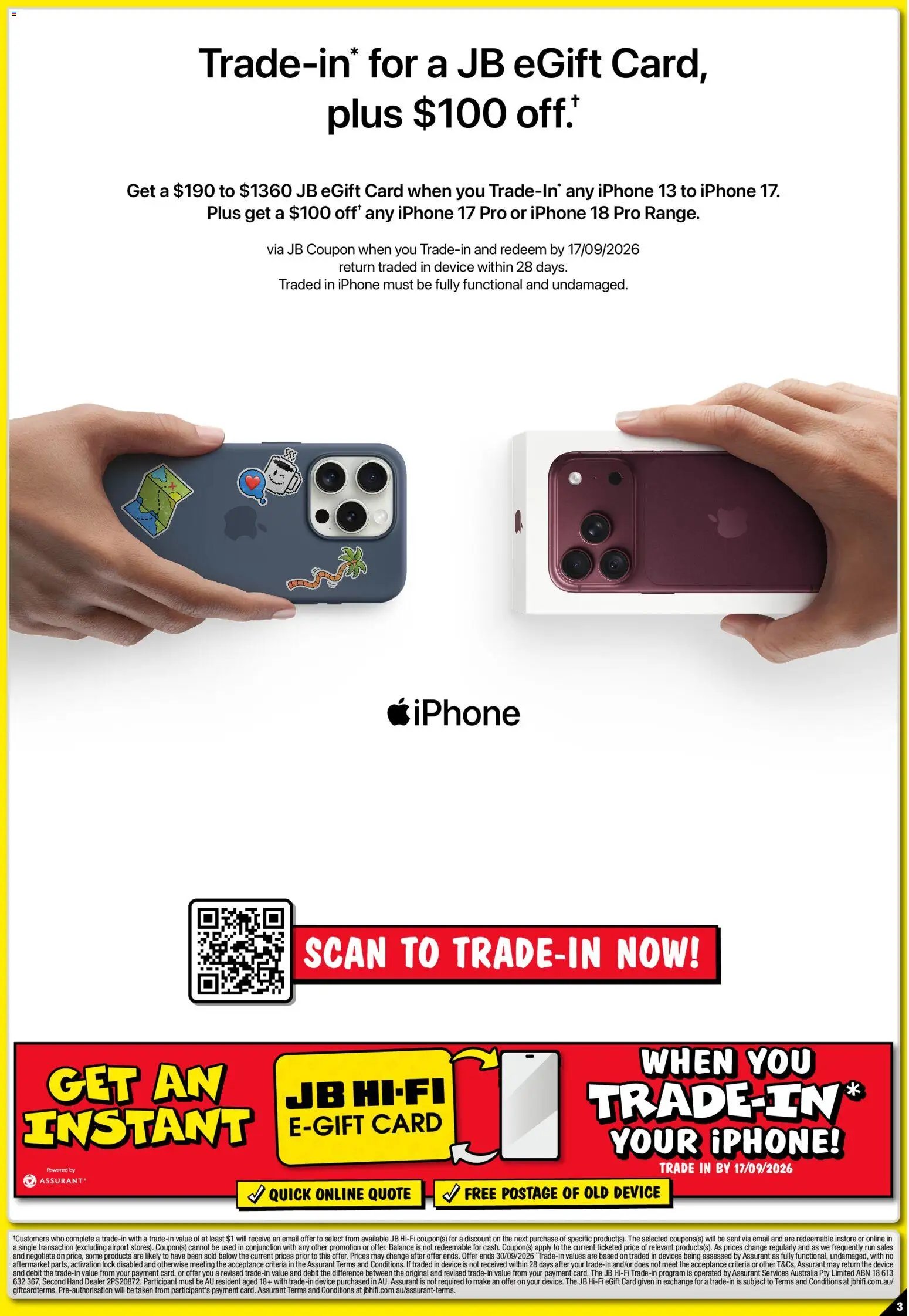 JB Hi-Fi catalogue from 12/09/2026 JB Hi-Fi Pre-order iPhone 18 Pro