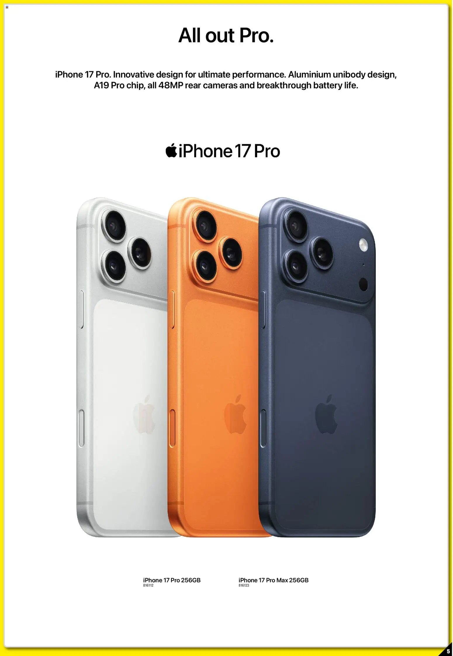 JB Hi-Fi catalogue from 12/09/2026 JB Hi-Fi Pre-order iPhone 18 Pro