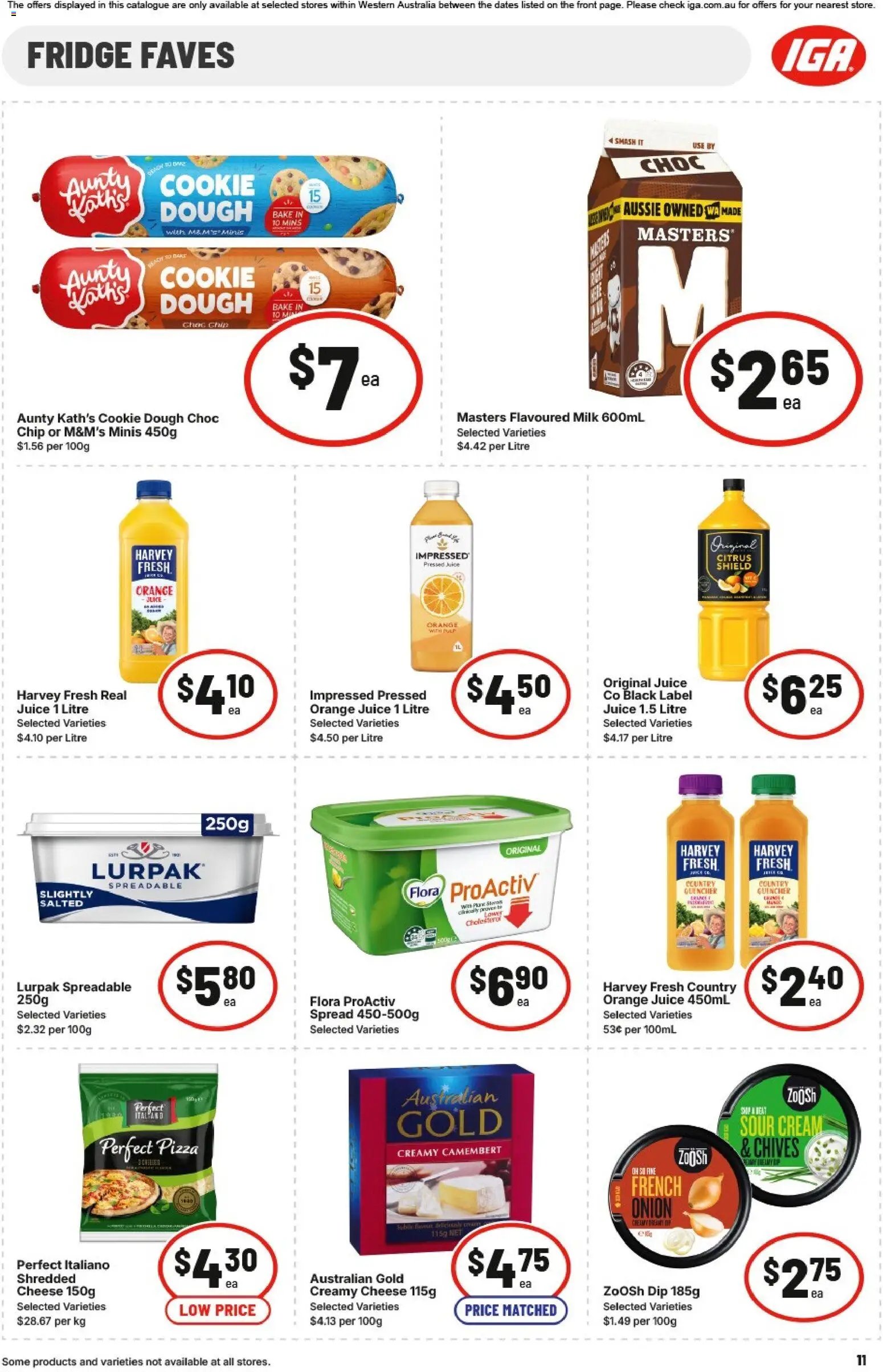 IGA catalogue from 01/07/2026 IGA catalogue WA Medium Metro