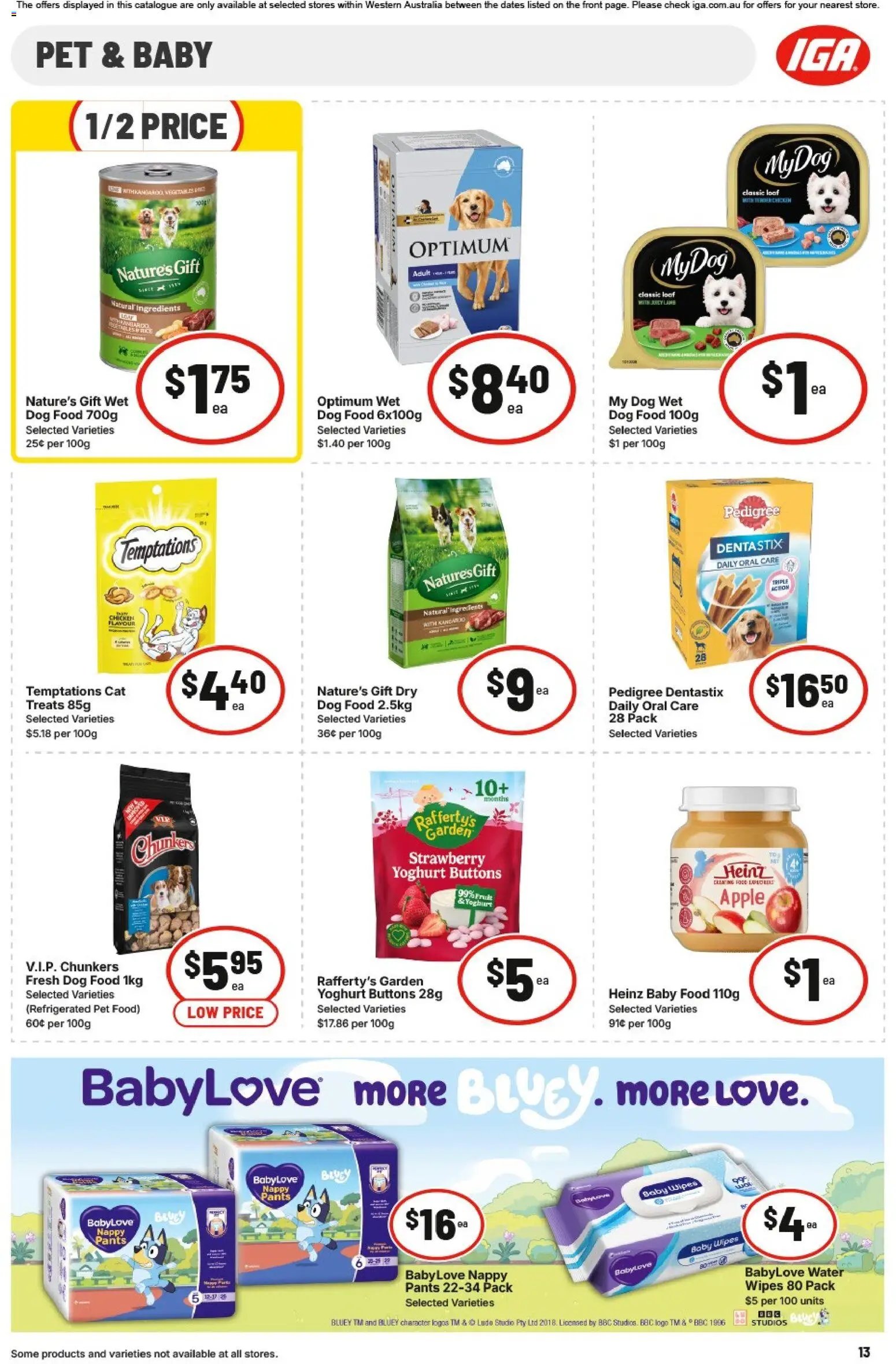 IGA catalogue from 01/07/2026 IGA catalogue WA Medium Metro