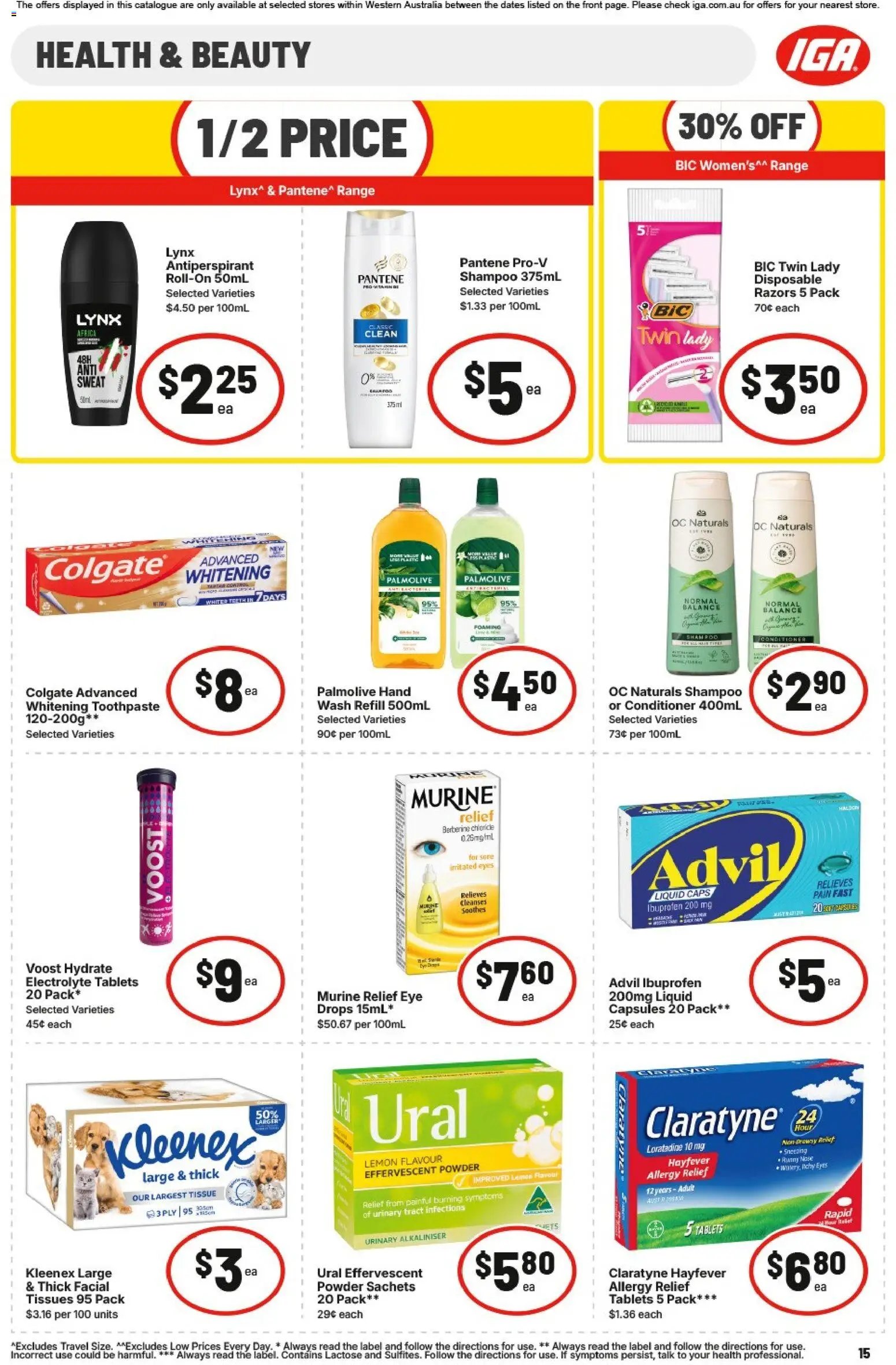 IGA catalogue from 01/07/2026 IGA catalogue WA Medium Metro