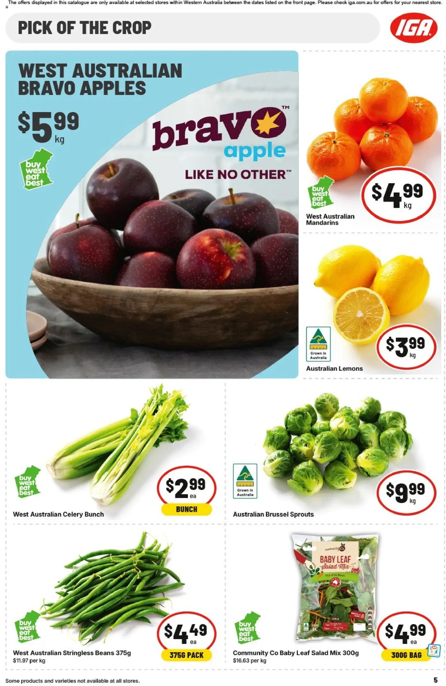 IGA catalogue from 01/07/2026 IGA catalogue WA Medium Metro