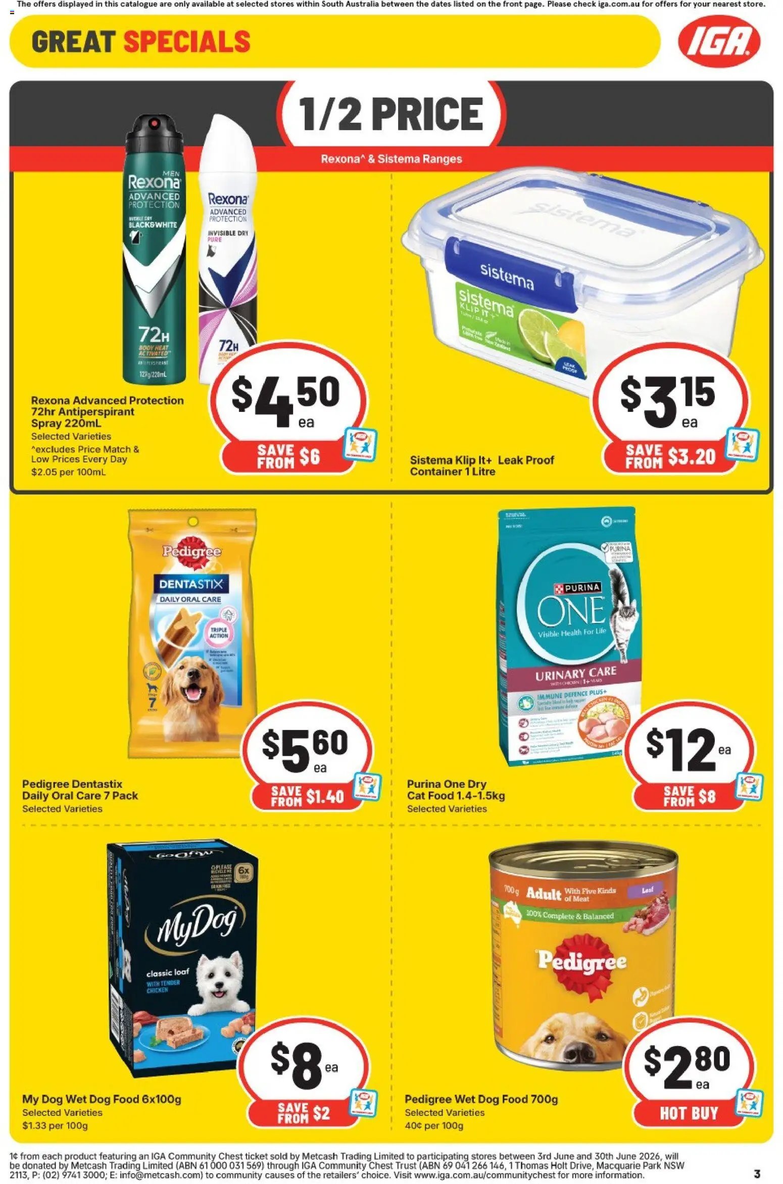 IGA catalogue from 10/06/2026 IGA catalogue SA