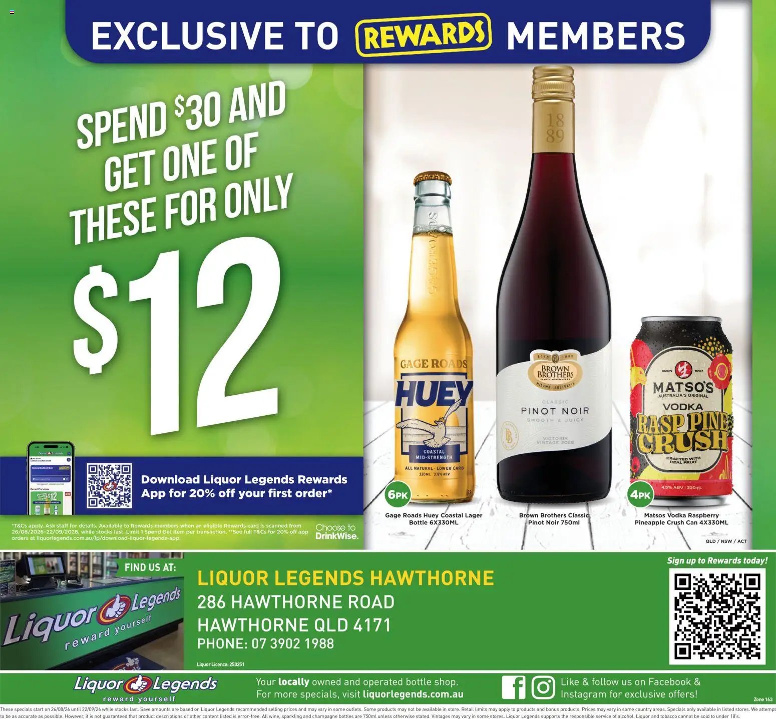 Liquor Legends catalogue from 26/08/2026 Liquor Legends catalogue Hawthorne
