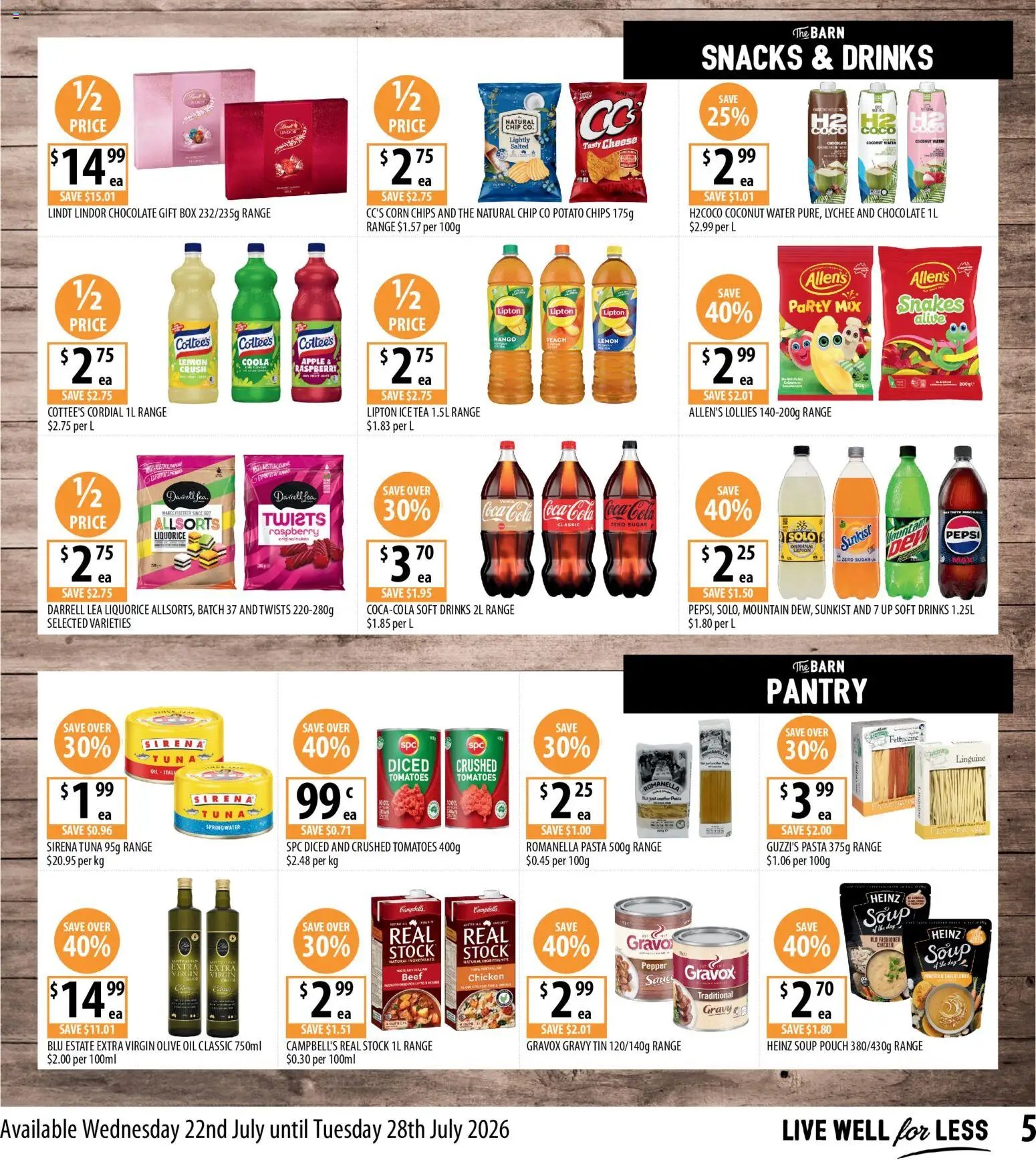 Supabarn catalogue from 22/07/2026 Supabarn catalogue