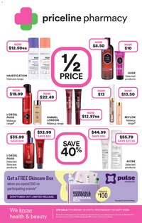 Priceline Pharmacy catalogue from 10/09/2026 Priceline Pharmacy catalogue
