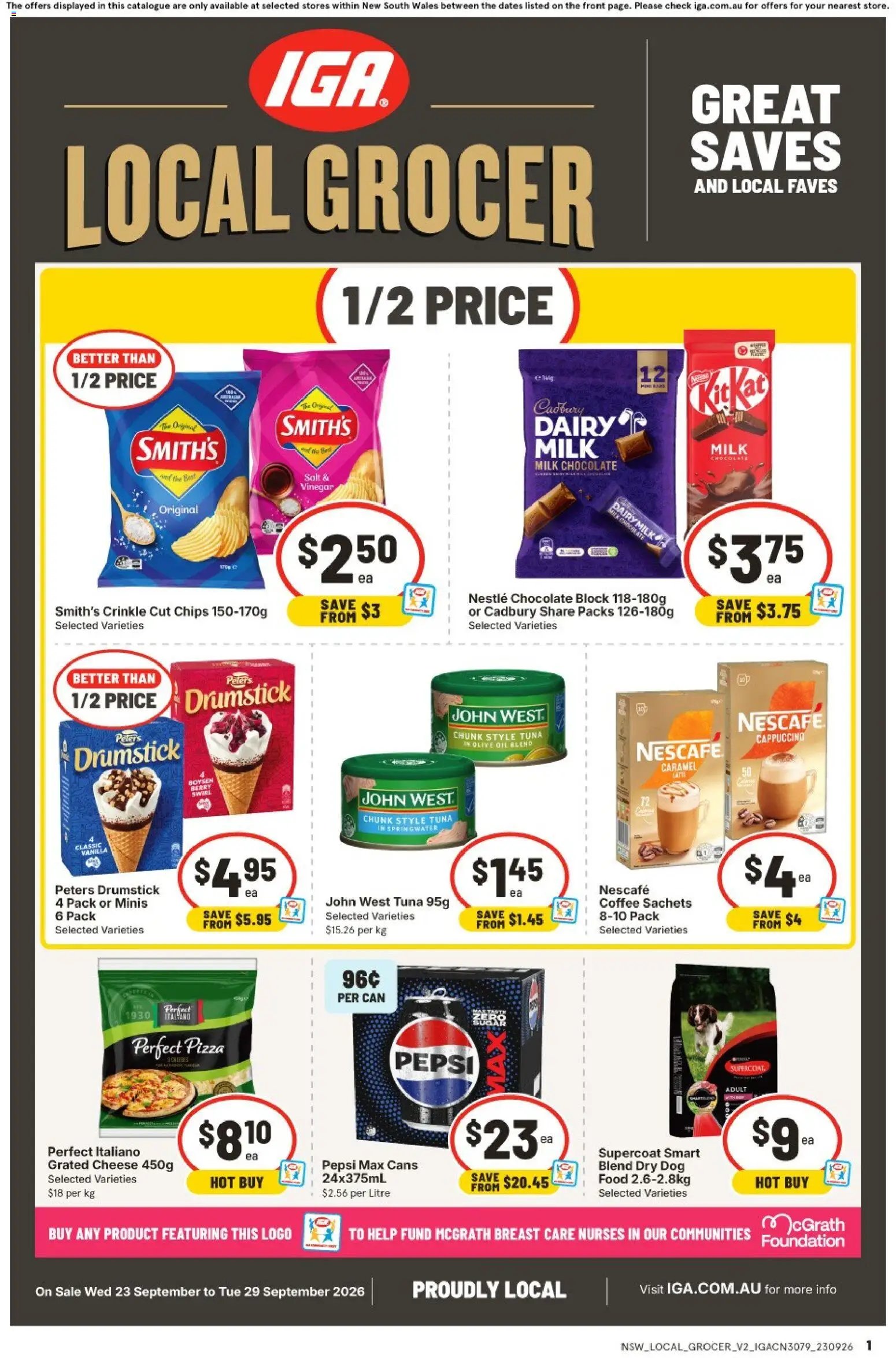 IGA catalogue from 23/09/2026 IGA Local Grocer Kambah