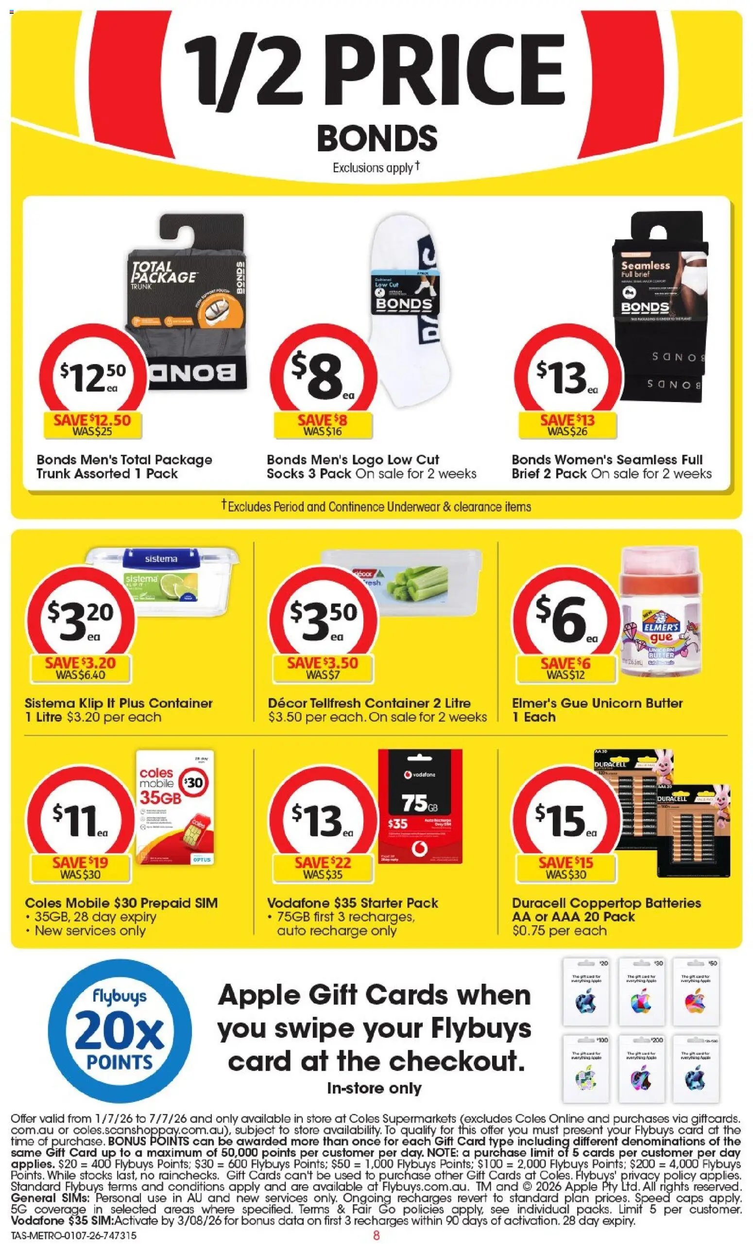 Coles catalogue from 01/07/2026 Coles catalogue TAS