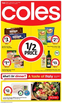 Coles catalogue from 01/07/2026 Coles catalogue TAS